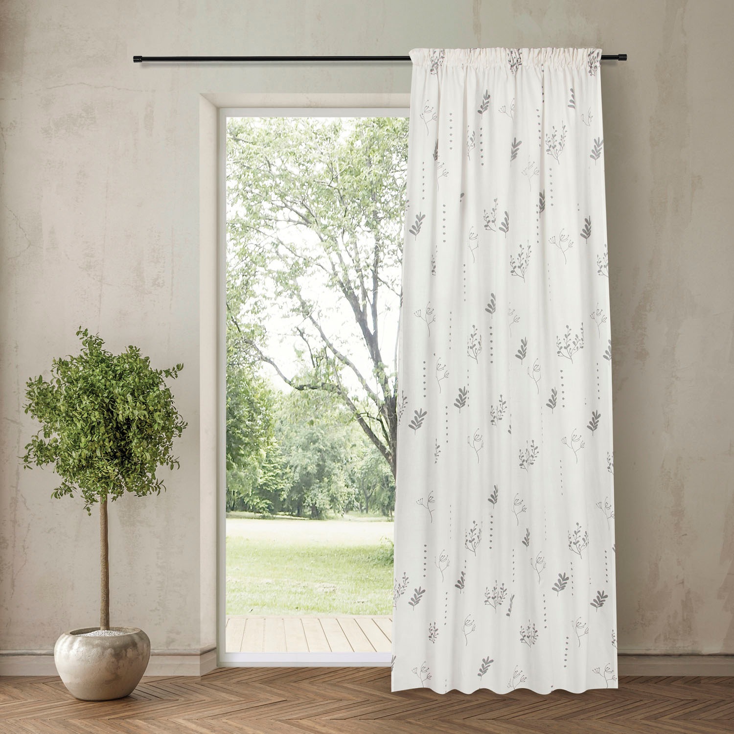 Feel of Nature Gardine "Helga" Kräuselband 1 Stk. tlg. HxB: 245x140 günstig online kaufen