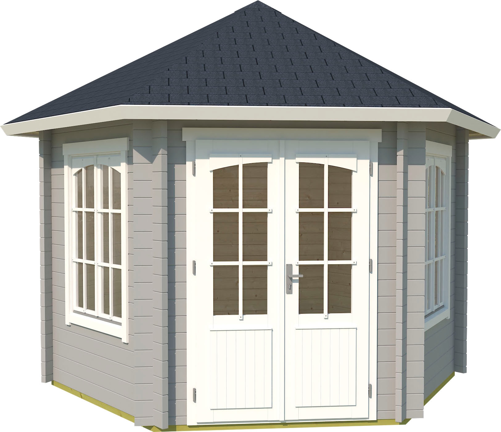 LASITA MAJA Pavillon "Rivera" BxT: 363,7x420 cm, Fichtenholz günstig online kaufen