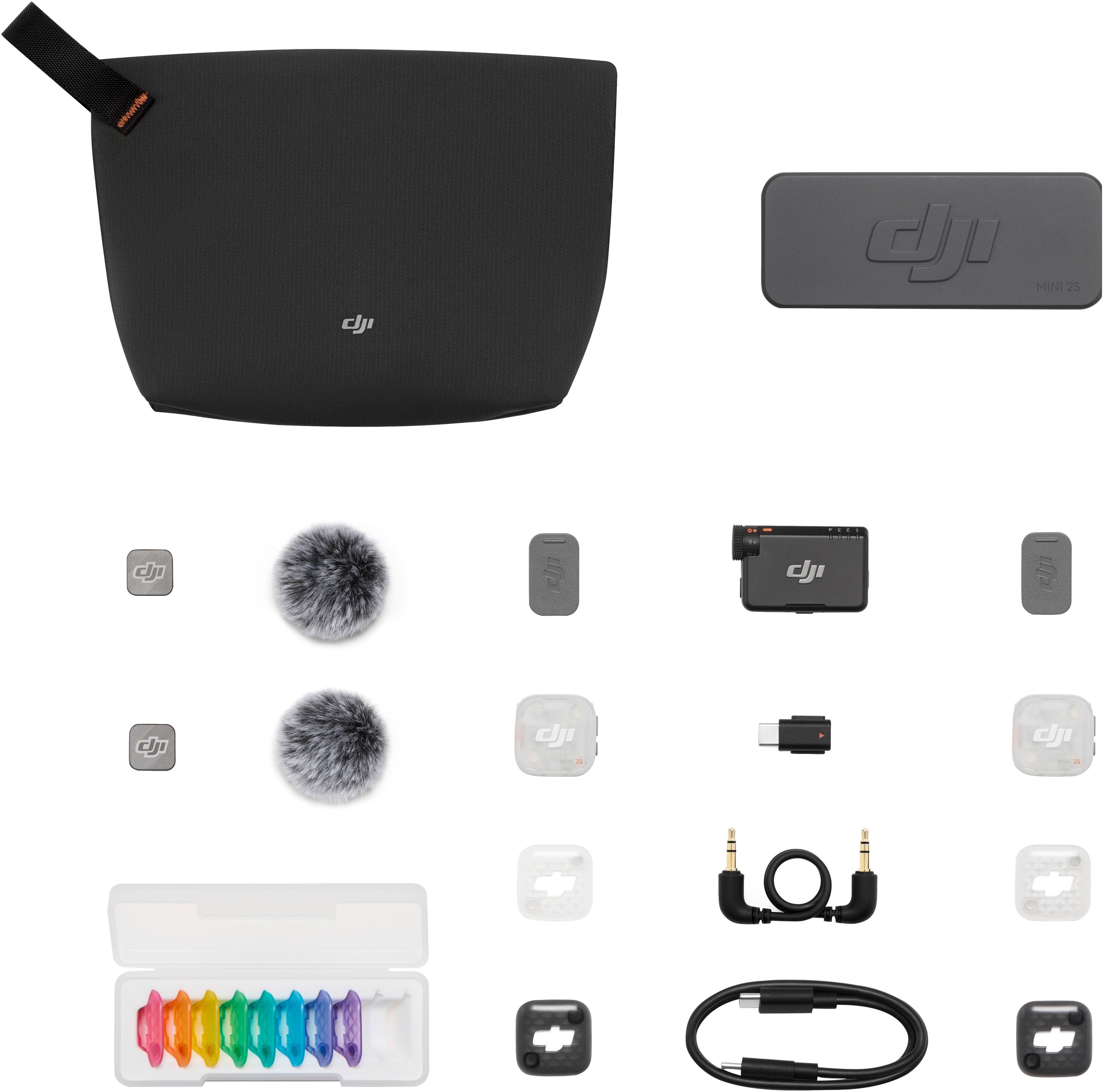 DJI Mikrofon »Mic Mini 2S (2 TX + 1 RX + Charging Case)«
