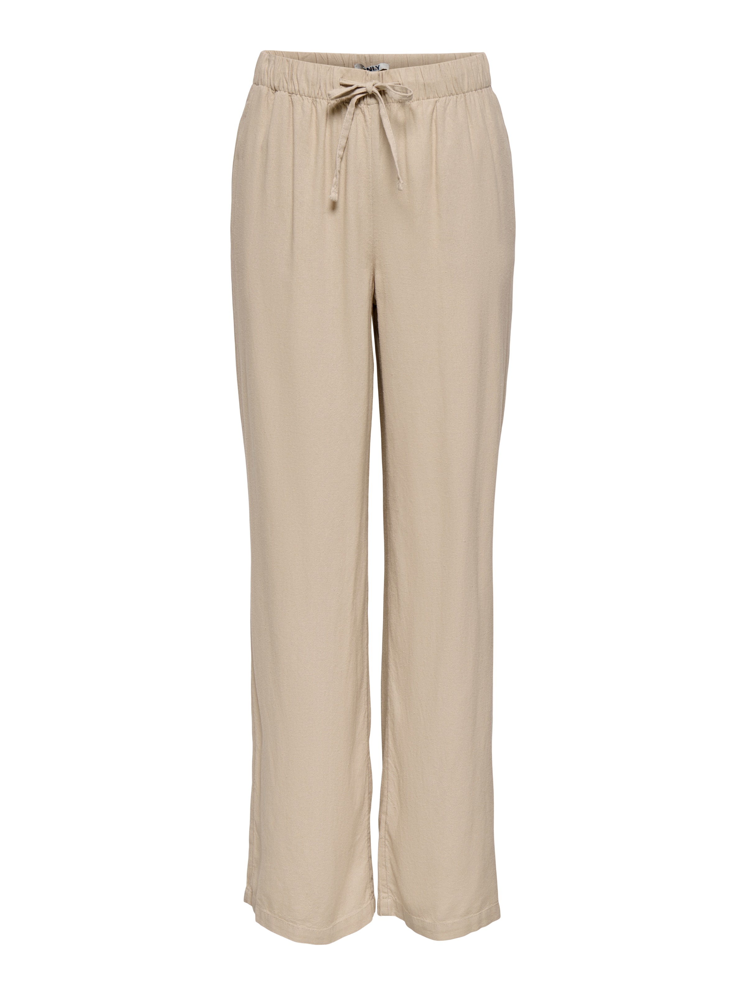 ONLY Schlupfhose "ONLGOA MW LINEN BL PULL-UP PANT CC PNT" mit Leinen günstig online kaufen