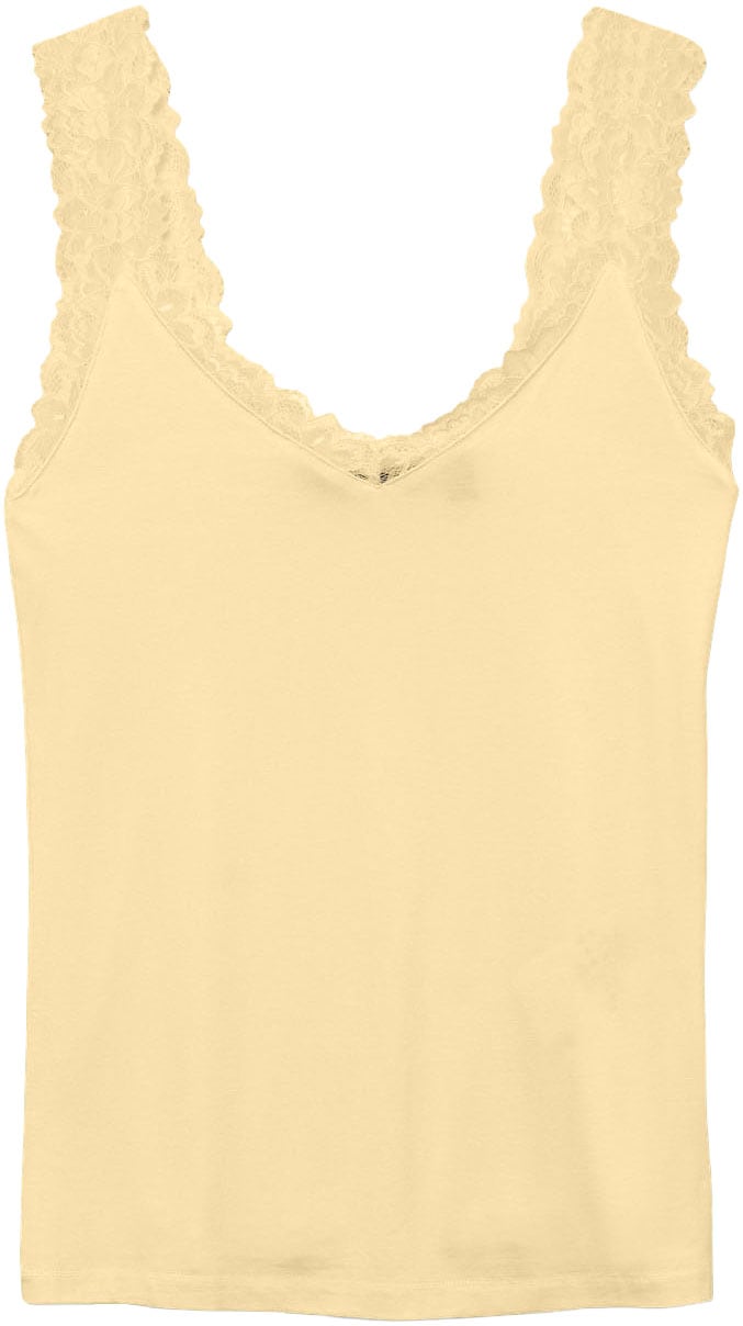 Vero Moda Spitzentop "VMROSA SL TOP JRS NOOS" Viskosemischung günstig online kaufen