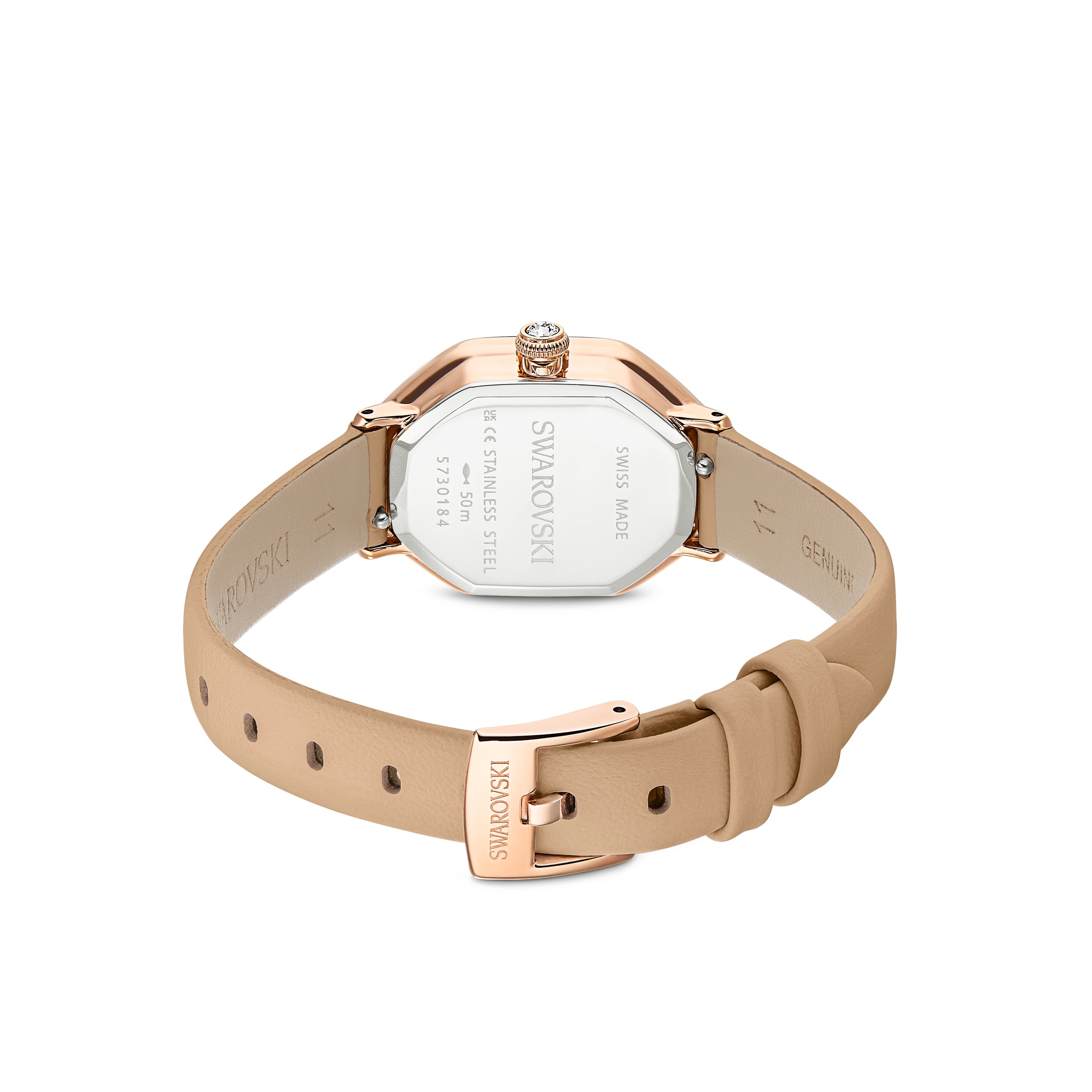 Swarovski Quarzuhr »DEXTERA« Armbanduhr, Damenuhr, Swiss Made, Lederarmband, analog