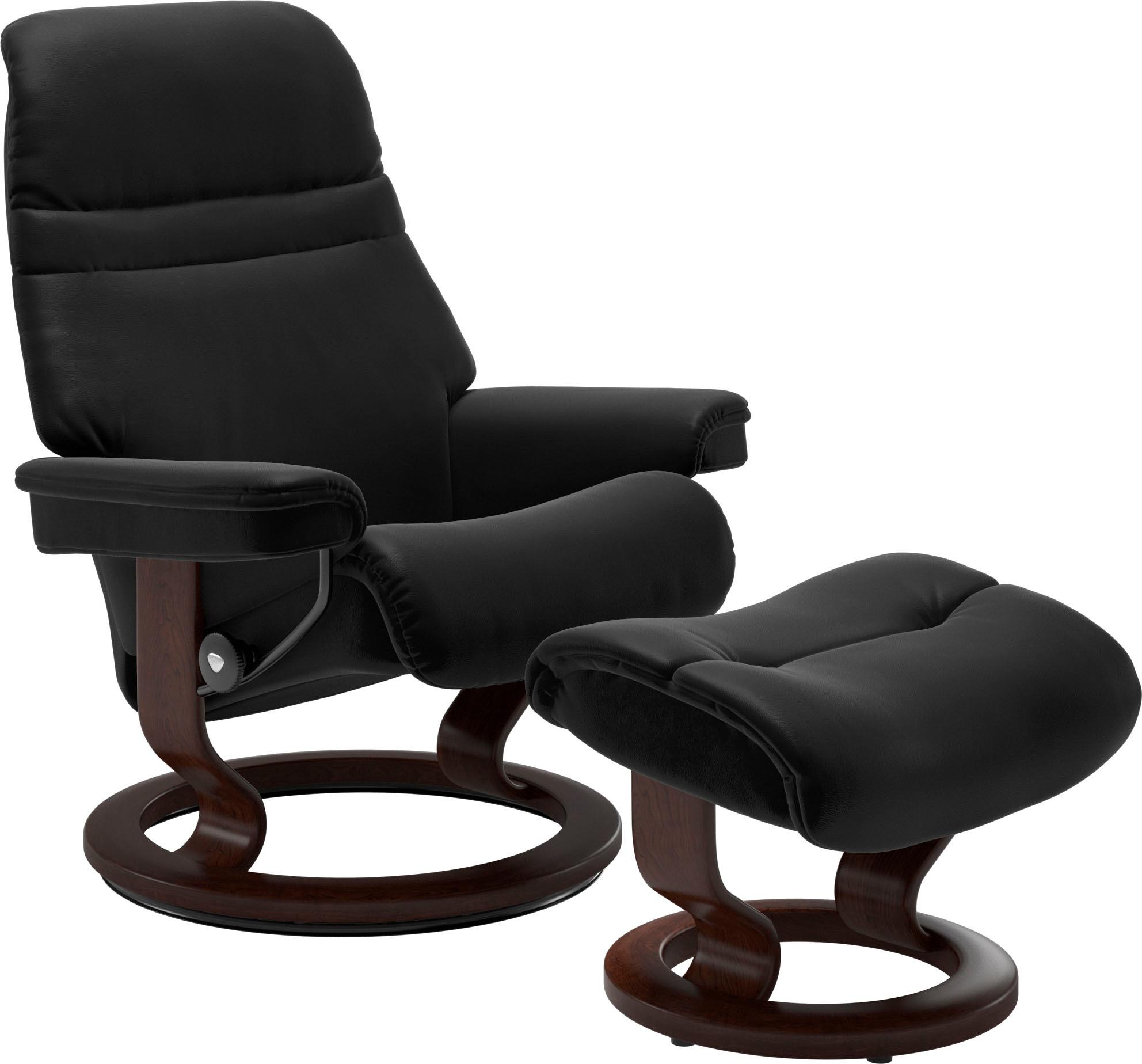 Stressless "Sunrise" mit Classic Base, Größe S, Gestell Braun, in 2 Lederqu günstig online kaufen