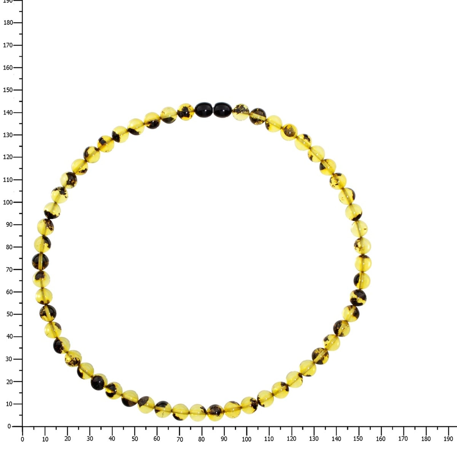 OSTSEE-SCHMUCK Gliederkette »Ostsee-Schmuck Kette Kugel 8 mm Kette Kugel 8 mm«, (1 tlg.)