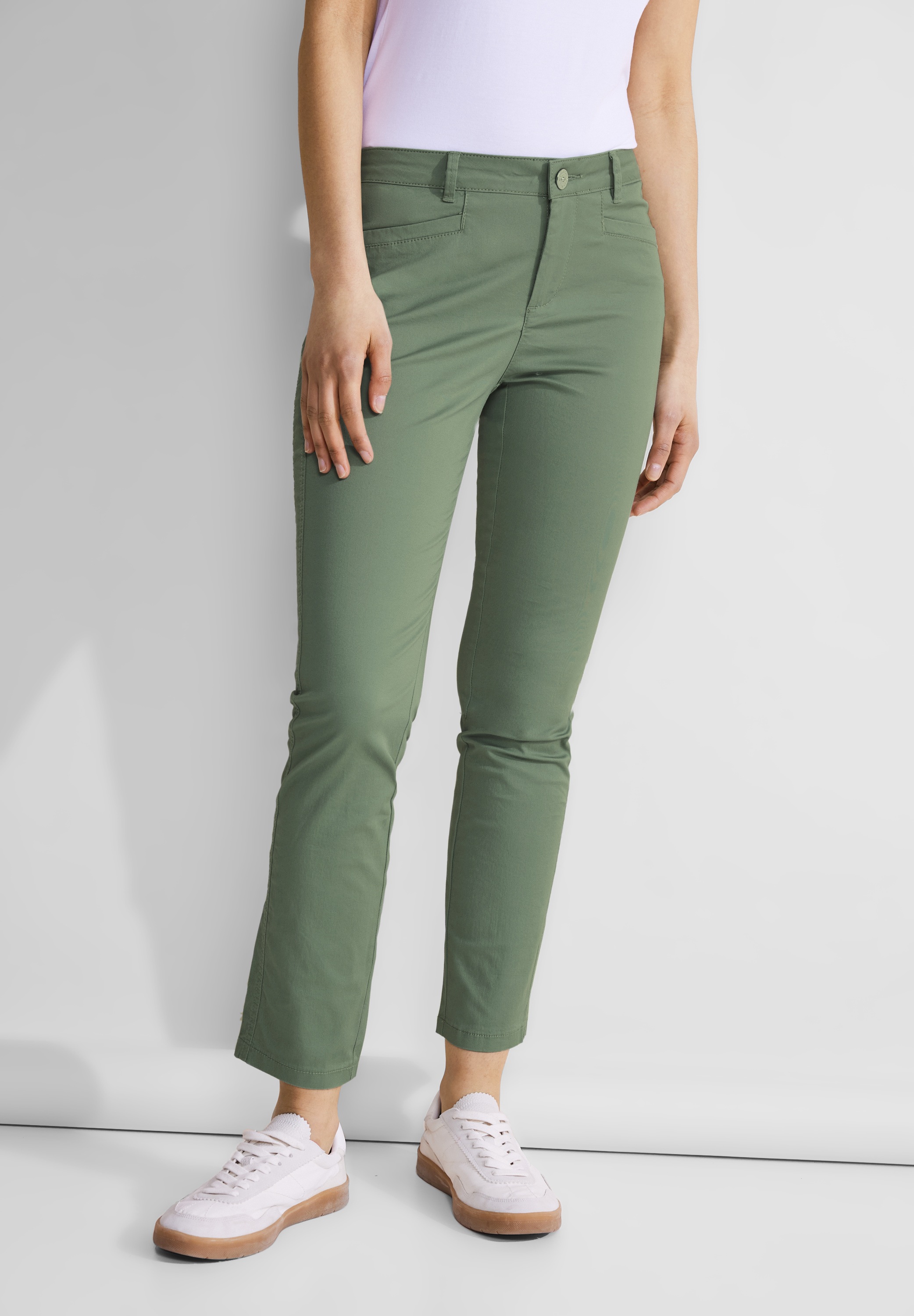 STREET ONE Stoffhose, Middle Waist
