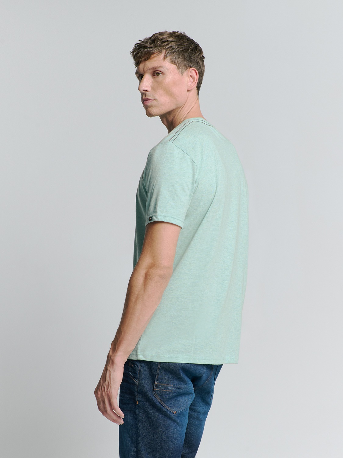 NO EXCESS T-Shirt »No Excess T-Shirt mit Rundhalsausschnitt«