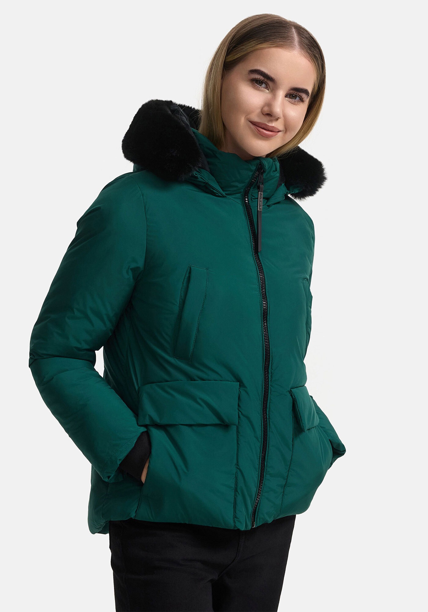 Marikoo Winterjacke »Morinaa«, mit großer Kapuze