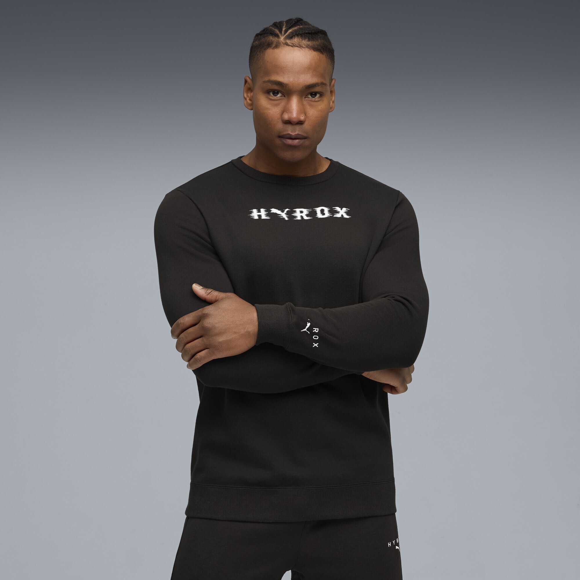 PUMA Sweatshirt »PUMA x HYROX Heavyweight Rundhalsshirt Herren«