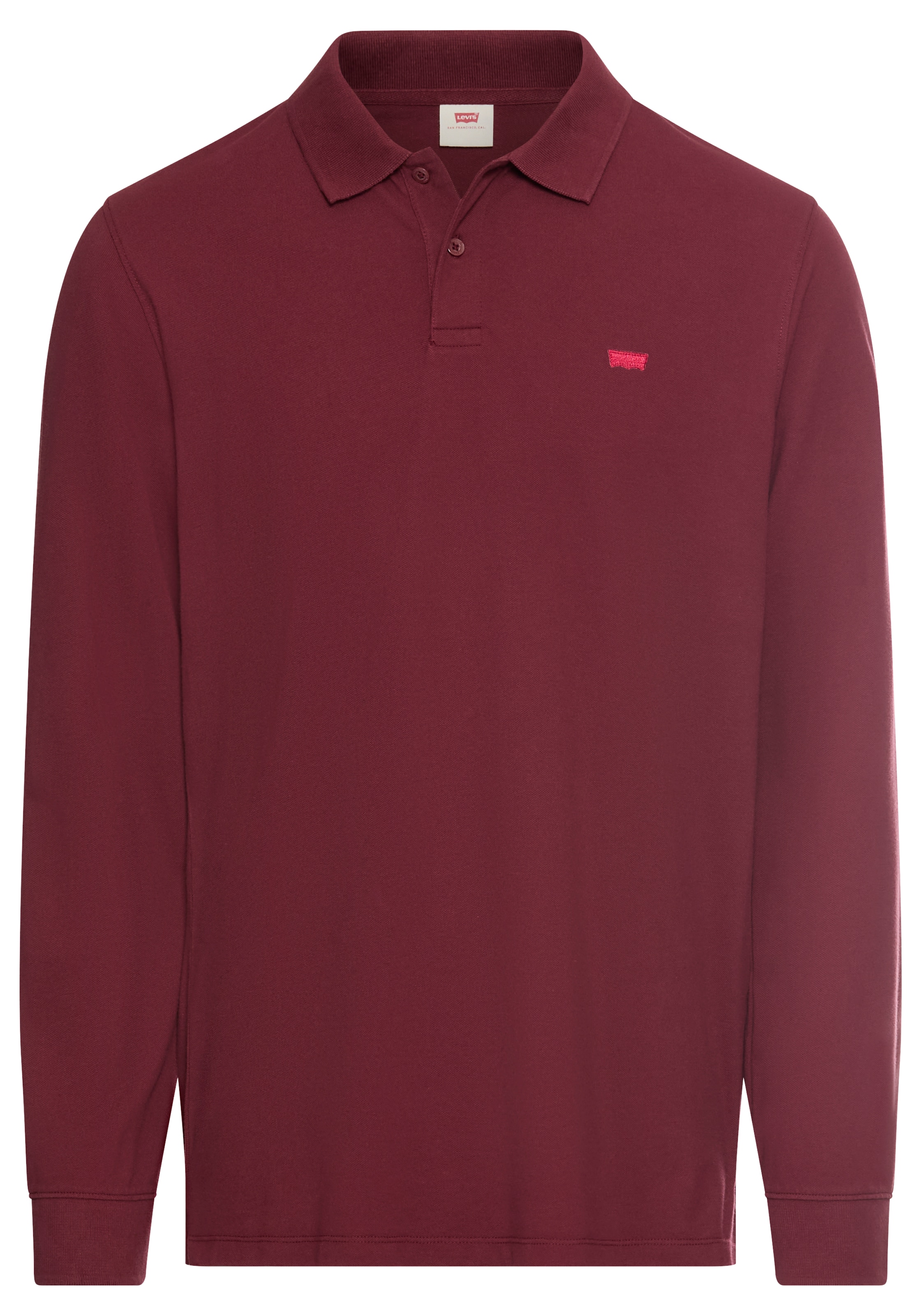 Levis Langarm-Poloshirt, mit Logo Stickerei günstig online kaufen