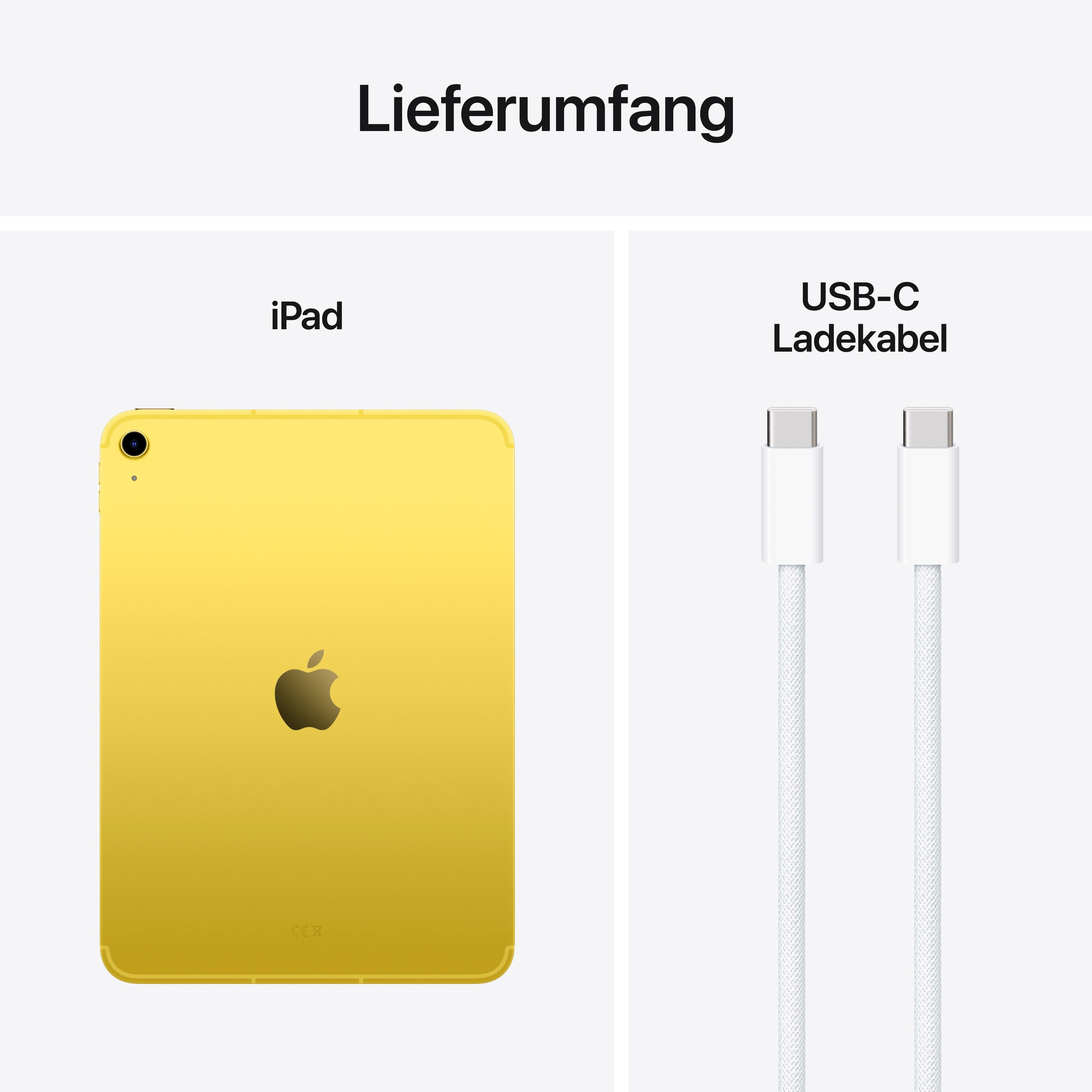 Apple Tablet »11" iPad Wi-Fi + Cellular (2025)«, (27,59 cm / 10,86 Zoll), iPadOS, Retina, 5G,)