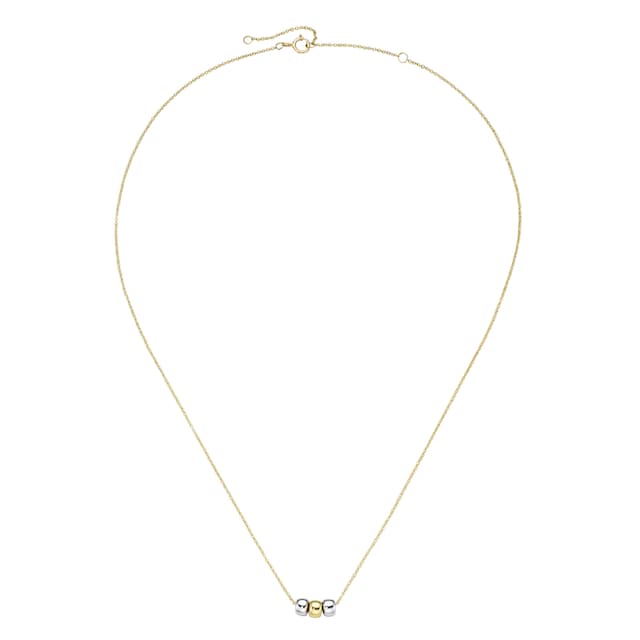 Luigi Merano Goldkette »mit drei kleinen Rondellen, bicolor, Gold 375«  online kaufen | BAUR