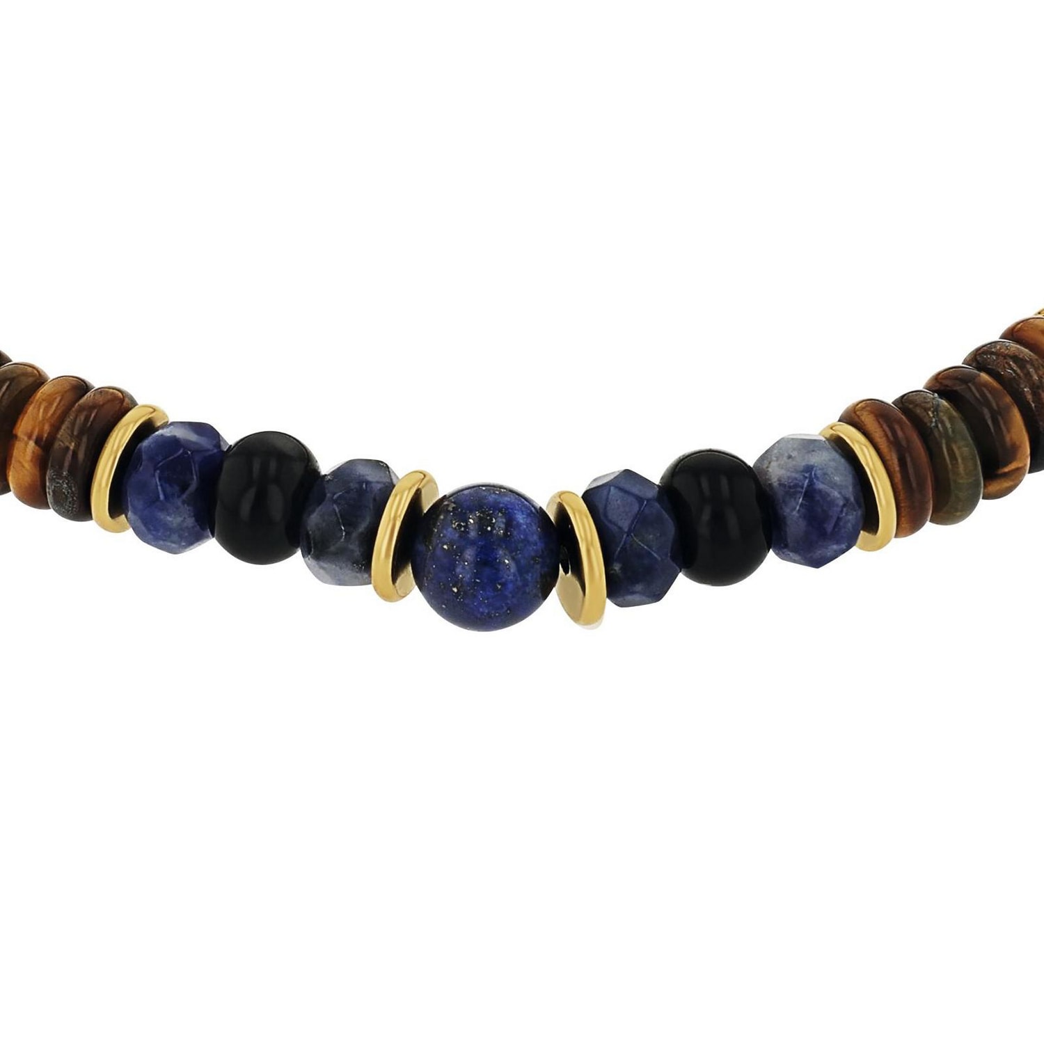 Amor Armband mit Lapislazuli, Tigerauge