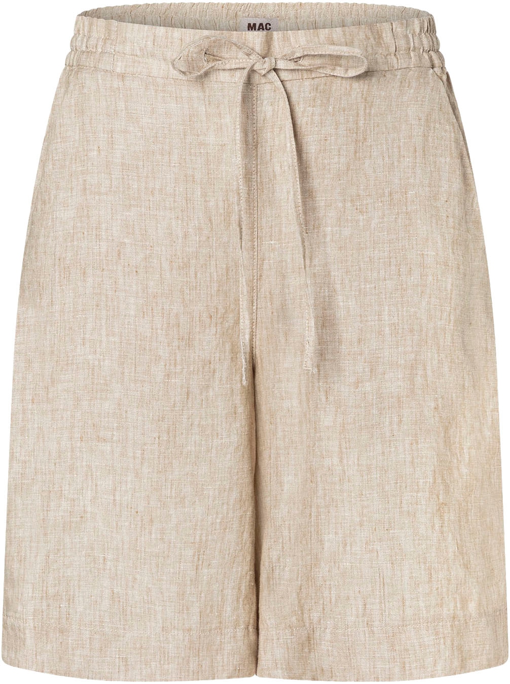 MAC Leinenhose »SANNY«  Shorts, Bermudas mit Gummizug und Kordelzug