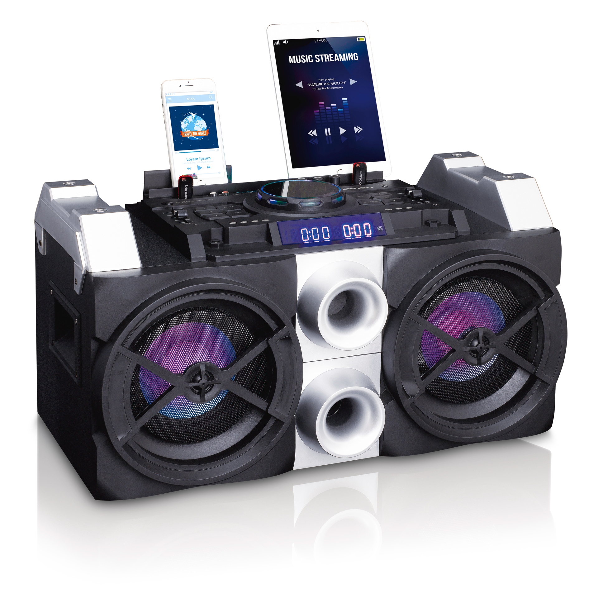 Party-Lautsprecher »PMX-150 Party-Lautsprecher + DJ und Mixfunktion«, (1 St.)