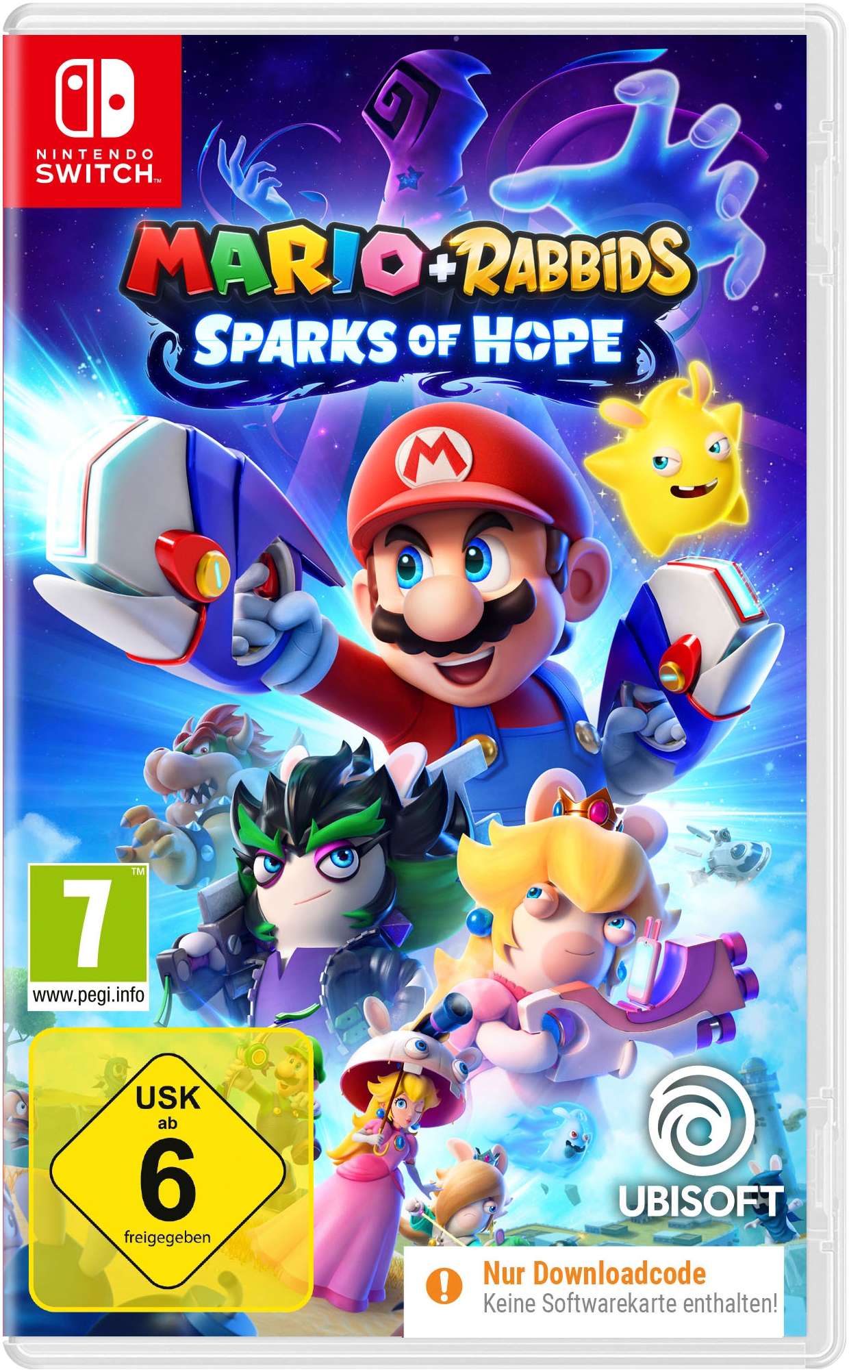 UBISOFT Spielesoftware "Mario + Rabbids Sparks of Hope", Nintendo Switch, bunt, Spielesoftware