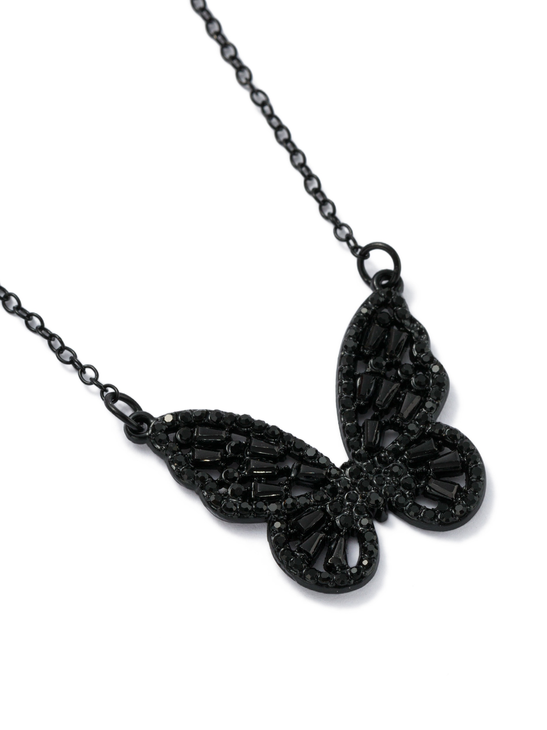 Aniston JEWELRY & WATCHES Kette mit Anhänger »Schmuck Geschenk Kupfer Halsschmuck Halskette Schmetterling« Made in Germany - mit Glasstein
