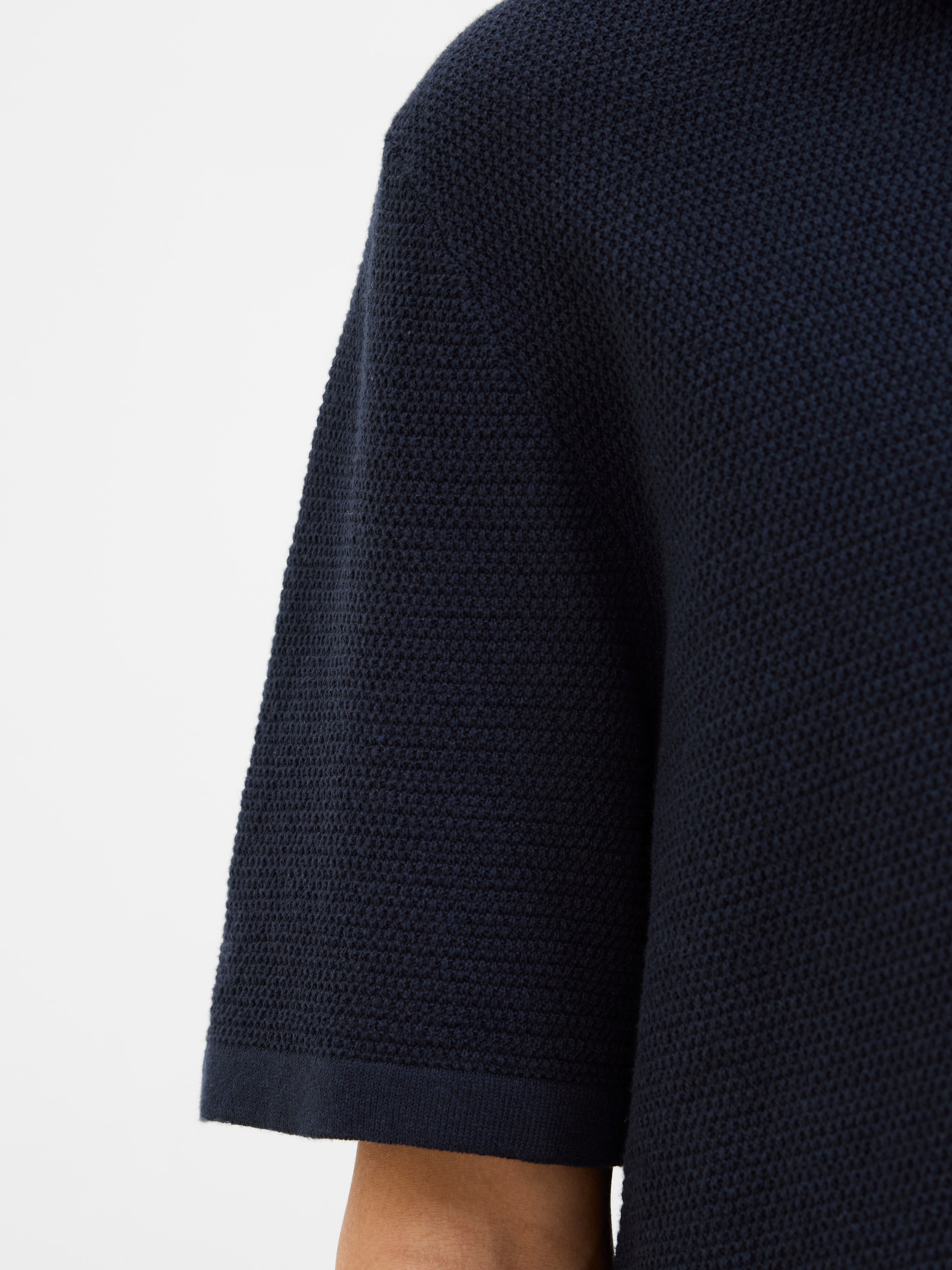 Jack & Jones Kurzarmpullover »JJEGEORGE KNIT POLO SS SN«, mit Polo Kragen