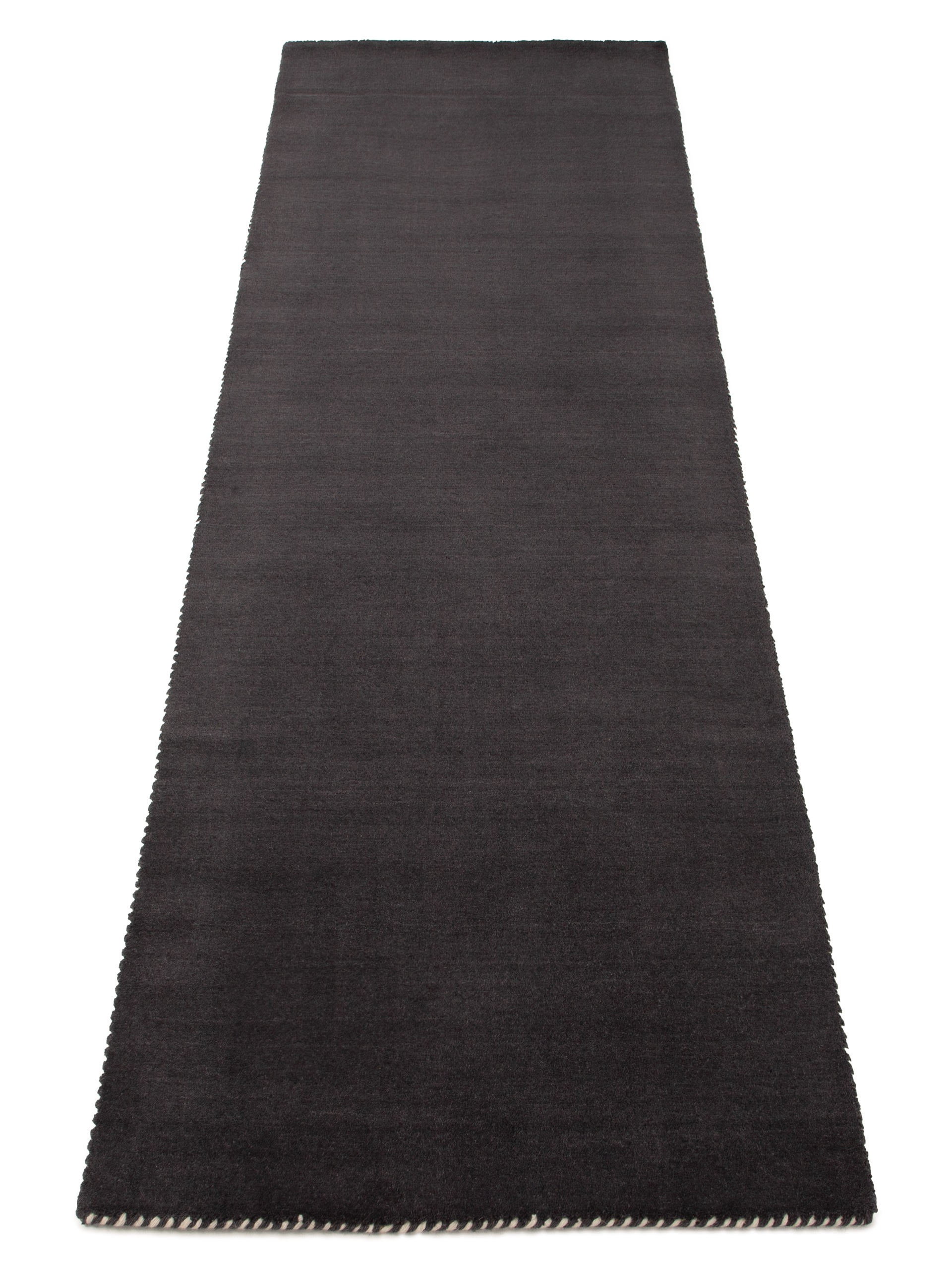 carpetfine Wollteppich "Gabbeh Lola Uni" rechteckig 14 mm Höhe mit natürlic günstig online kaufen