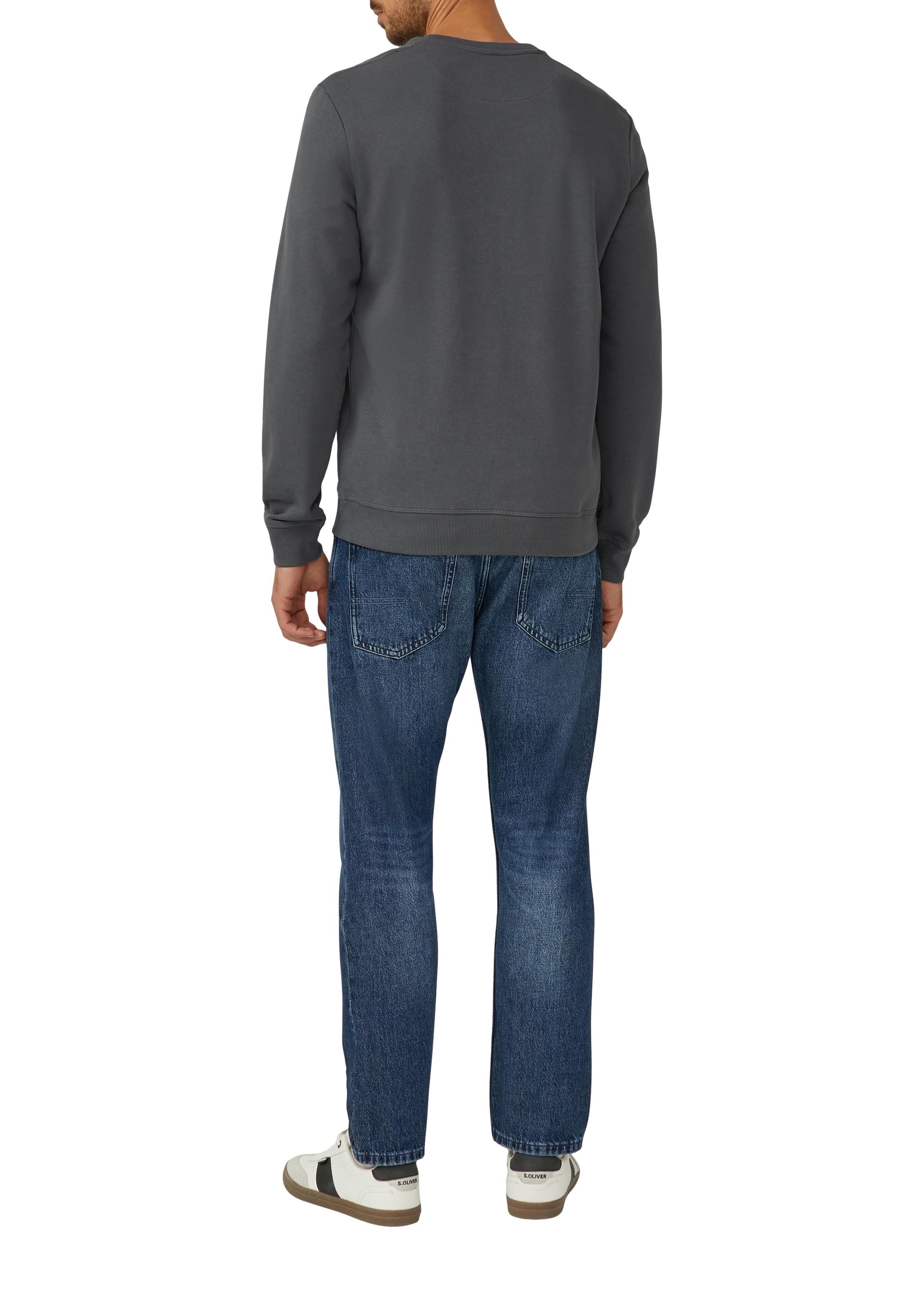 s.Oliver Sweatshirt, mit Logo Stickerei