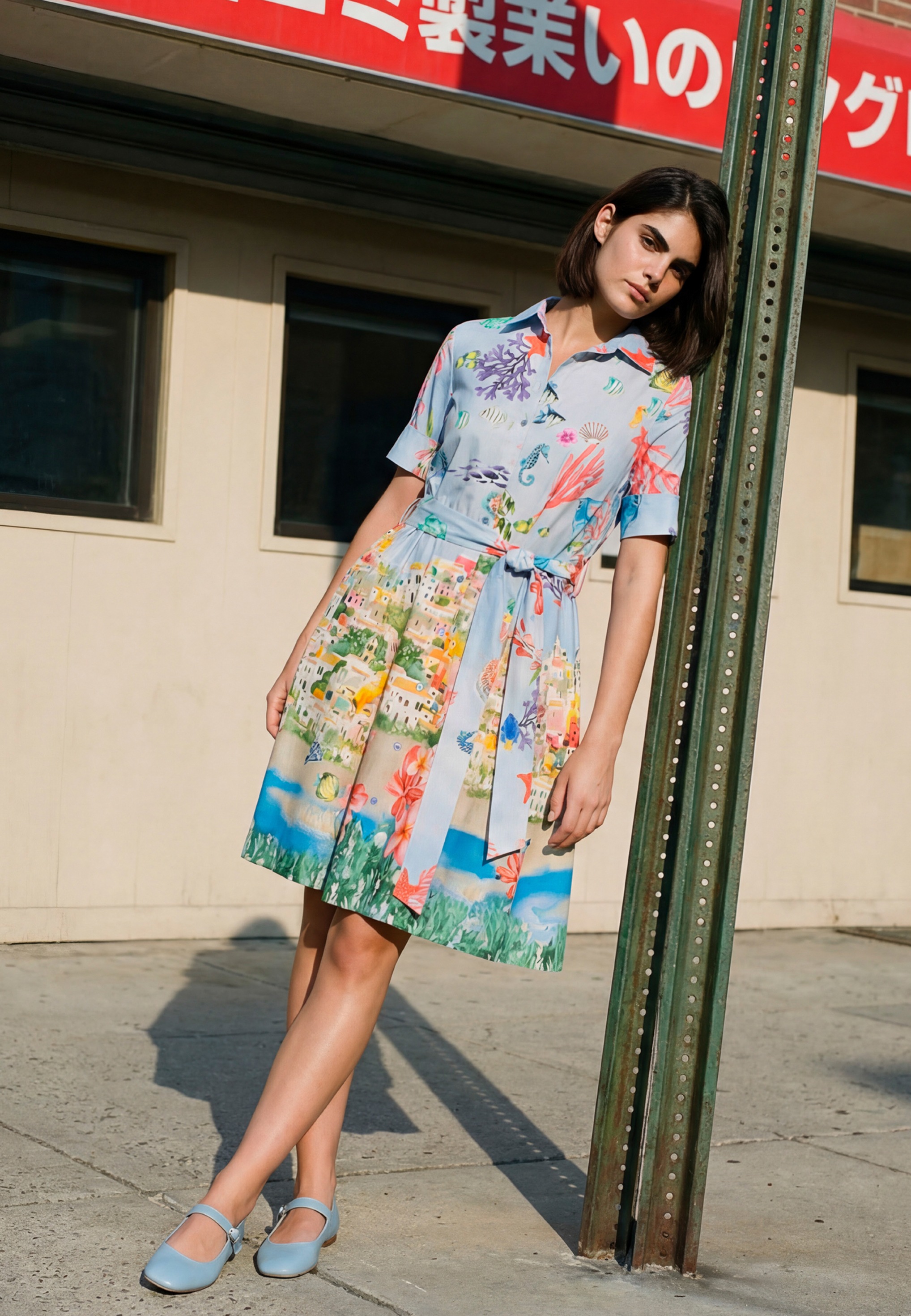 Vera Mont Hemdblusenkleid »Damen mit Knopfleiste« Nahttasche