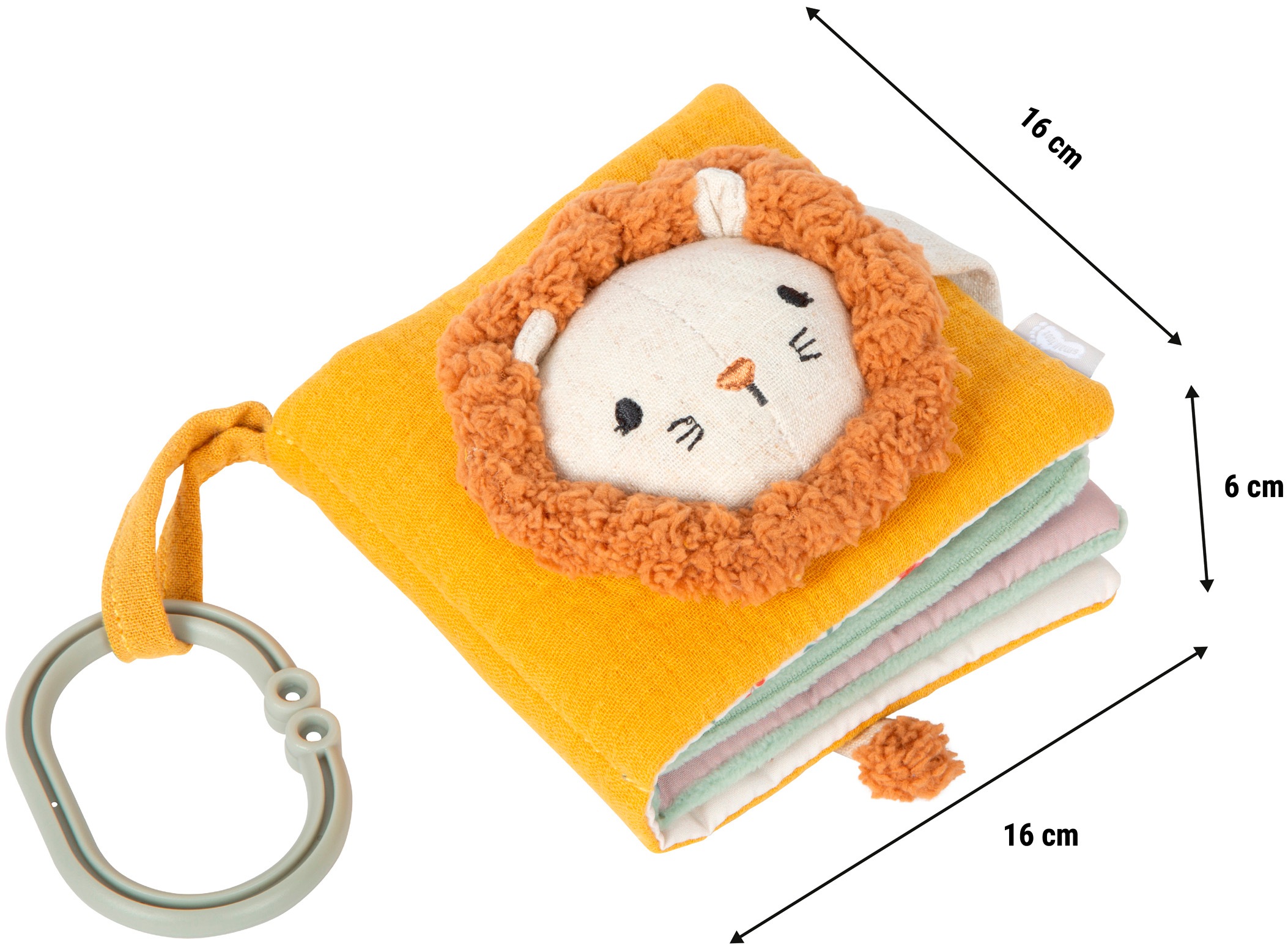 Small Foot Greifspielzeug »Little Lion Hängefigur und Fühlbuch«