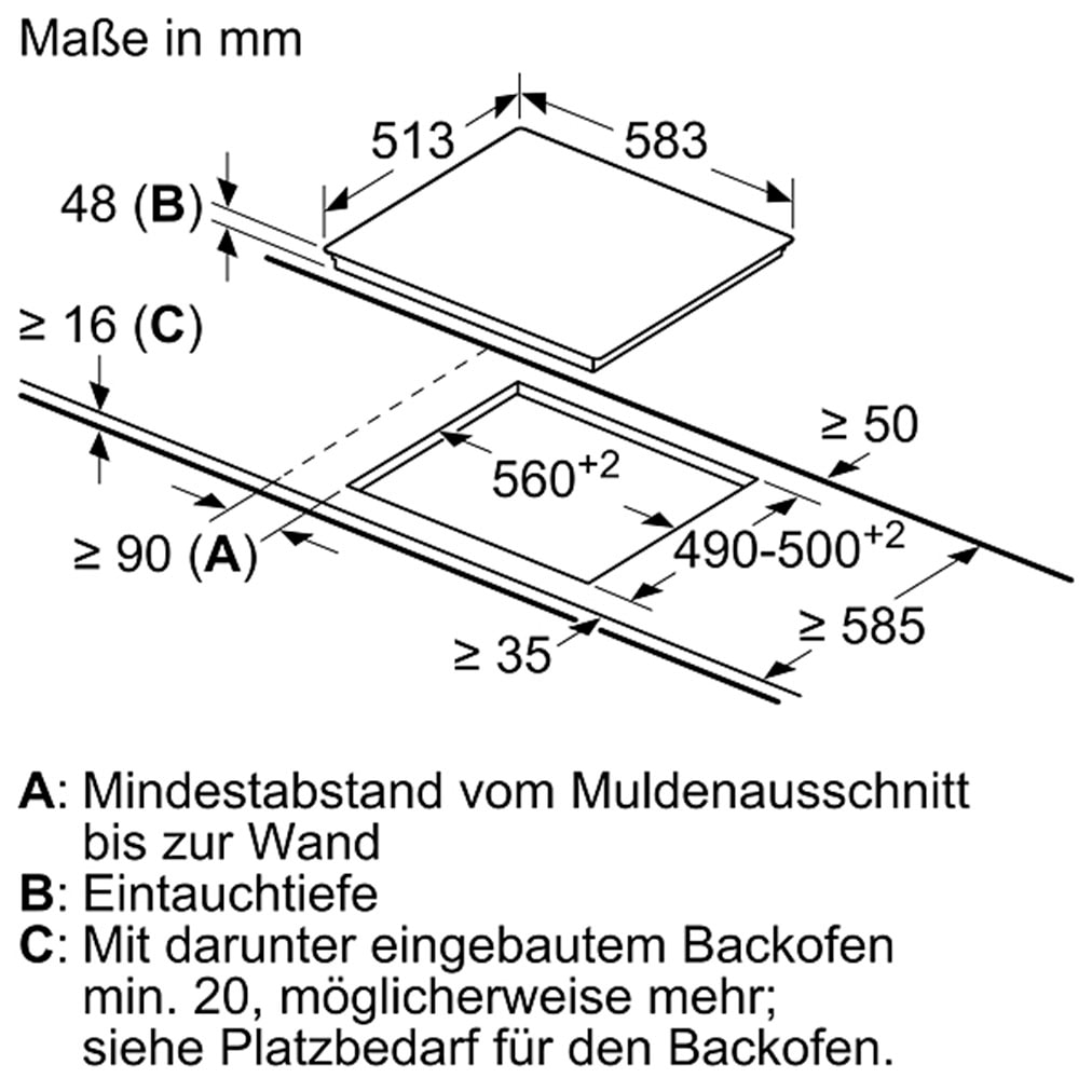 BOSCH Backofen-Set »HBD230CR63«, mit Teleskopauszug nachrüstbar, 3D Heißluft