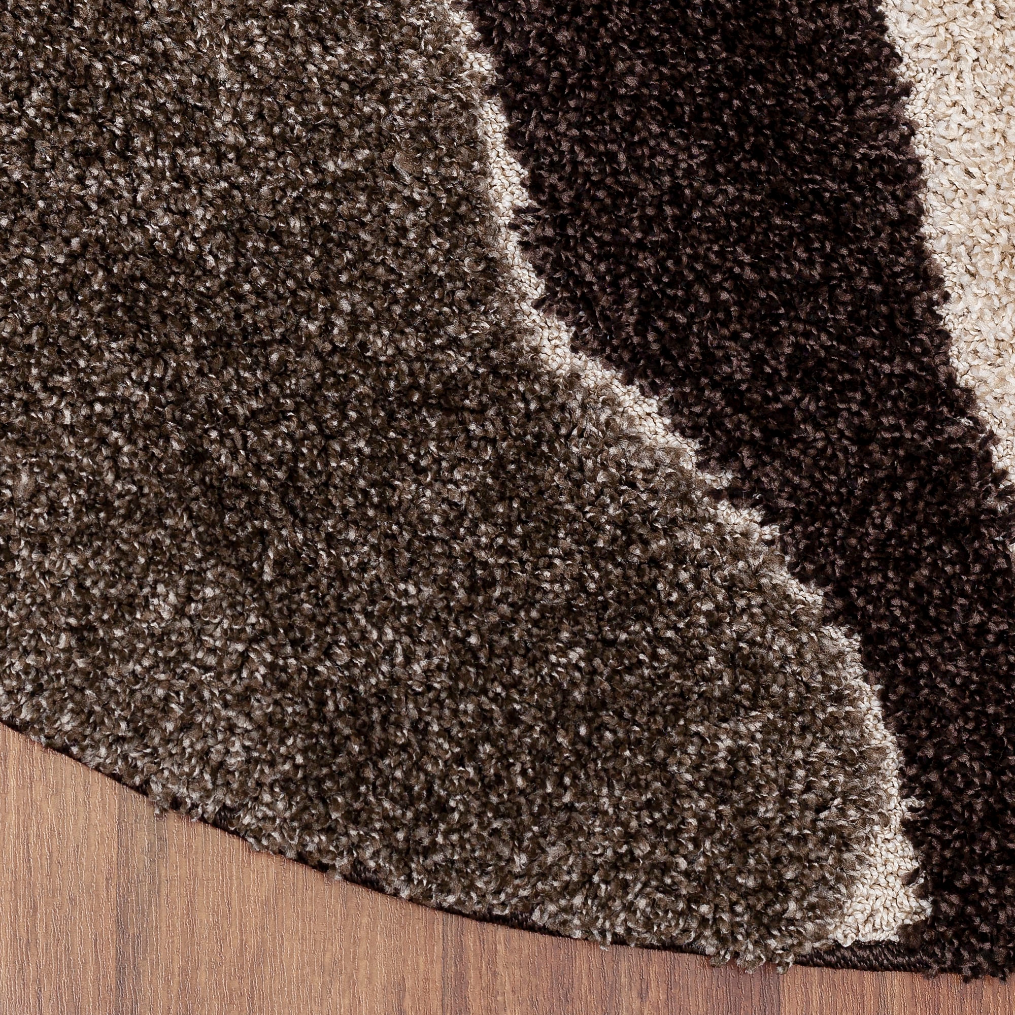 Sanat Hochflor-Teppich »Luxus 3508«, rund, 30 mm Höhe, robuster Langflor, weich, Wohnzimmer, Schlafzimmer