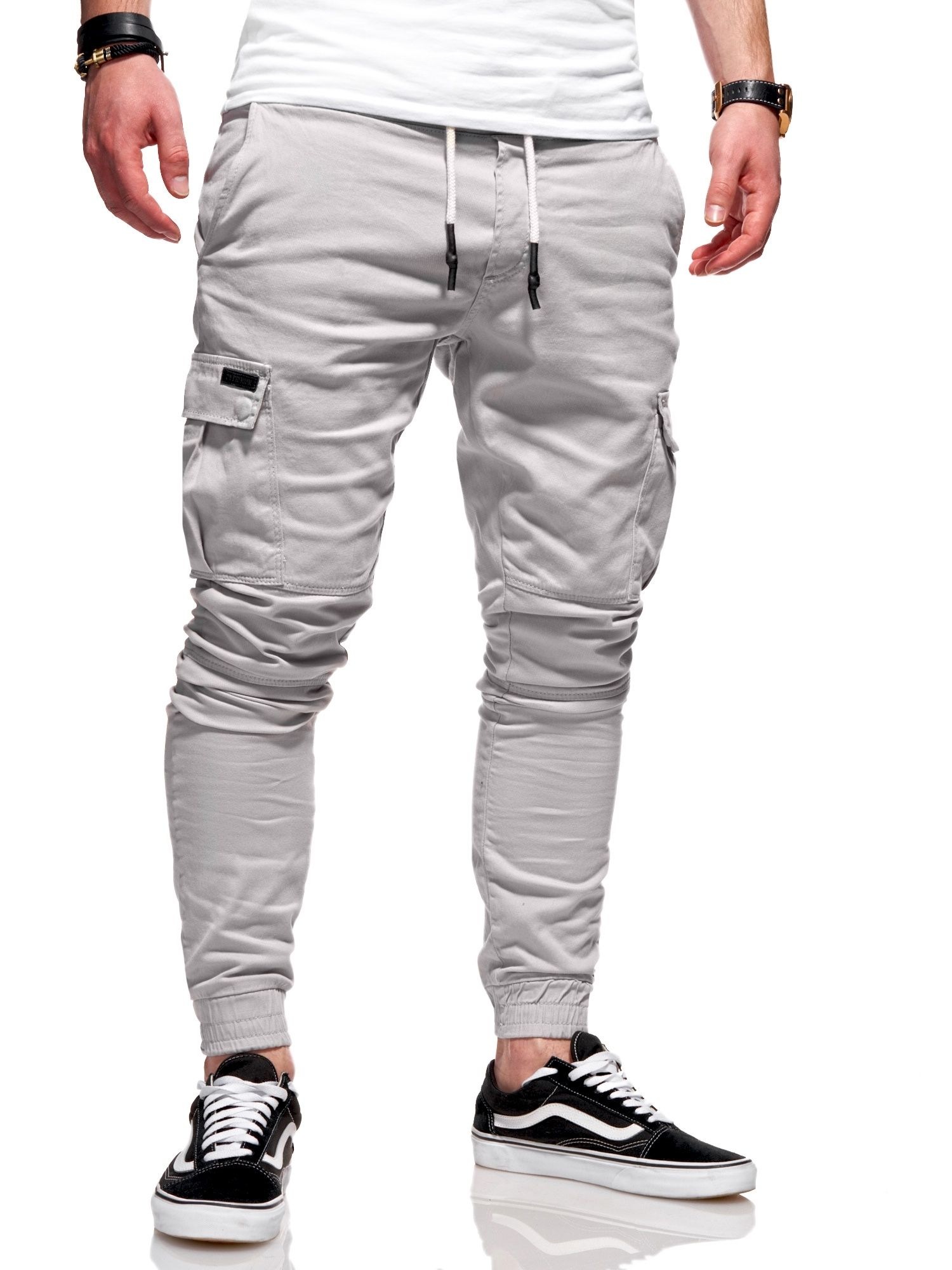 behype Cargohose »LANE«, mit elastischem Bund