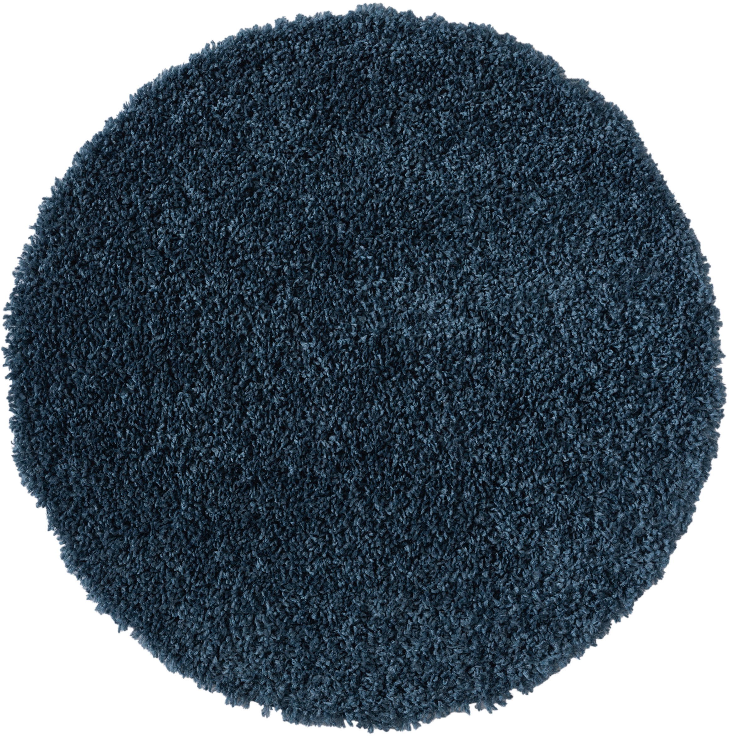 OTTO home Hochflor-Teppich "Banji" rund 37 mm Höhe Uni Farben, weich und fl günstig online kaufen