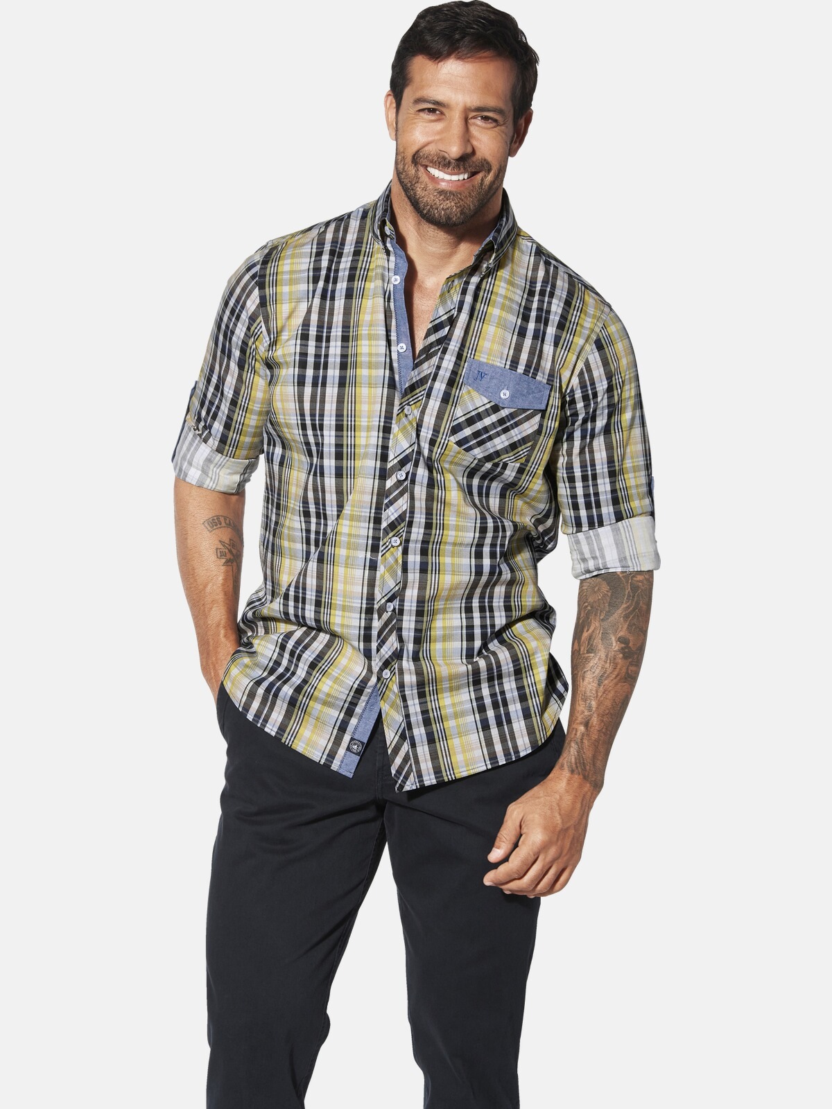 Jan Vanderstorm Karohemd "Hemd PERBEN" günstig online kaufen