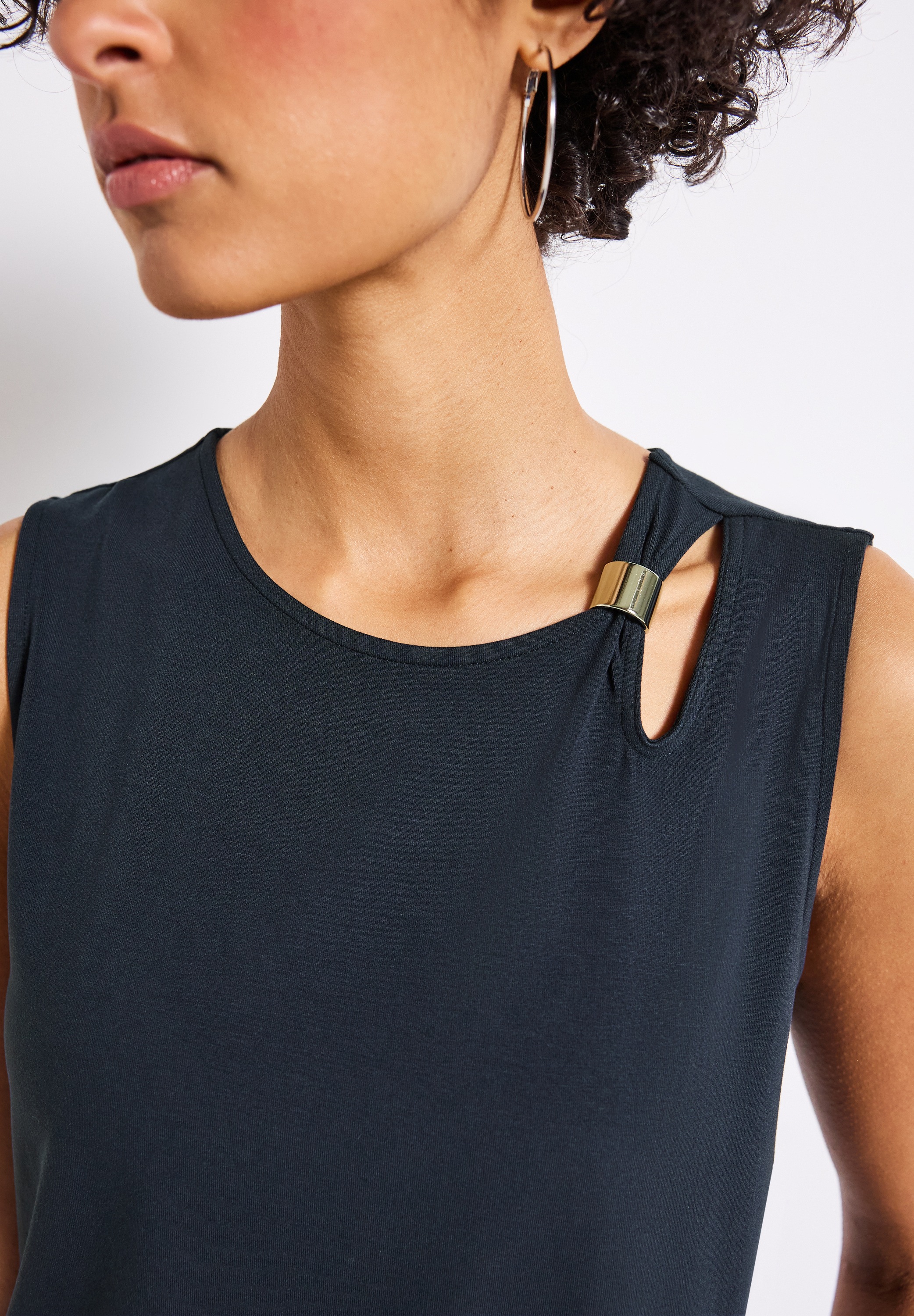 STREET ONE Shirttop, mit Cut-Out
