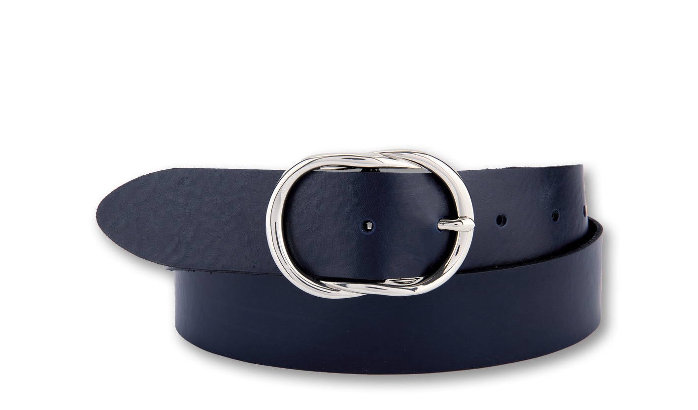 BERND GÖTZ Ledergürtel »Ledergürtel mit effektvoll geschlungener Ovalschließe«