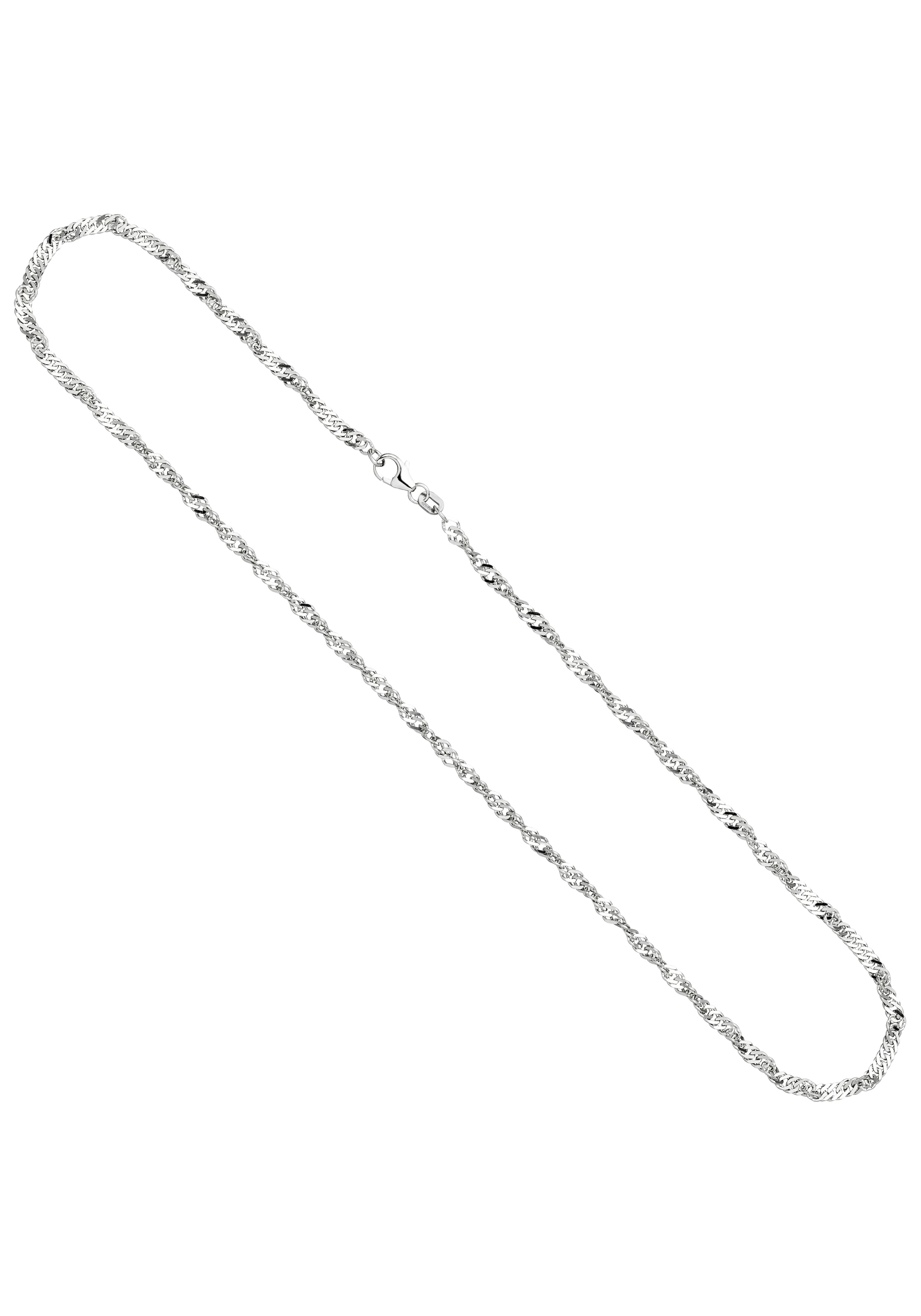 JOBO Silberkette, Singapurkette 925 Silber 45 cm 2,9 mm