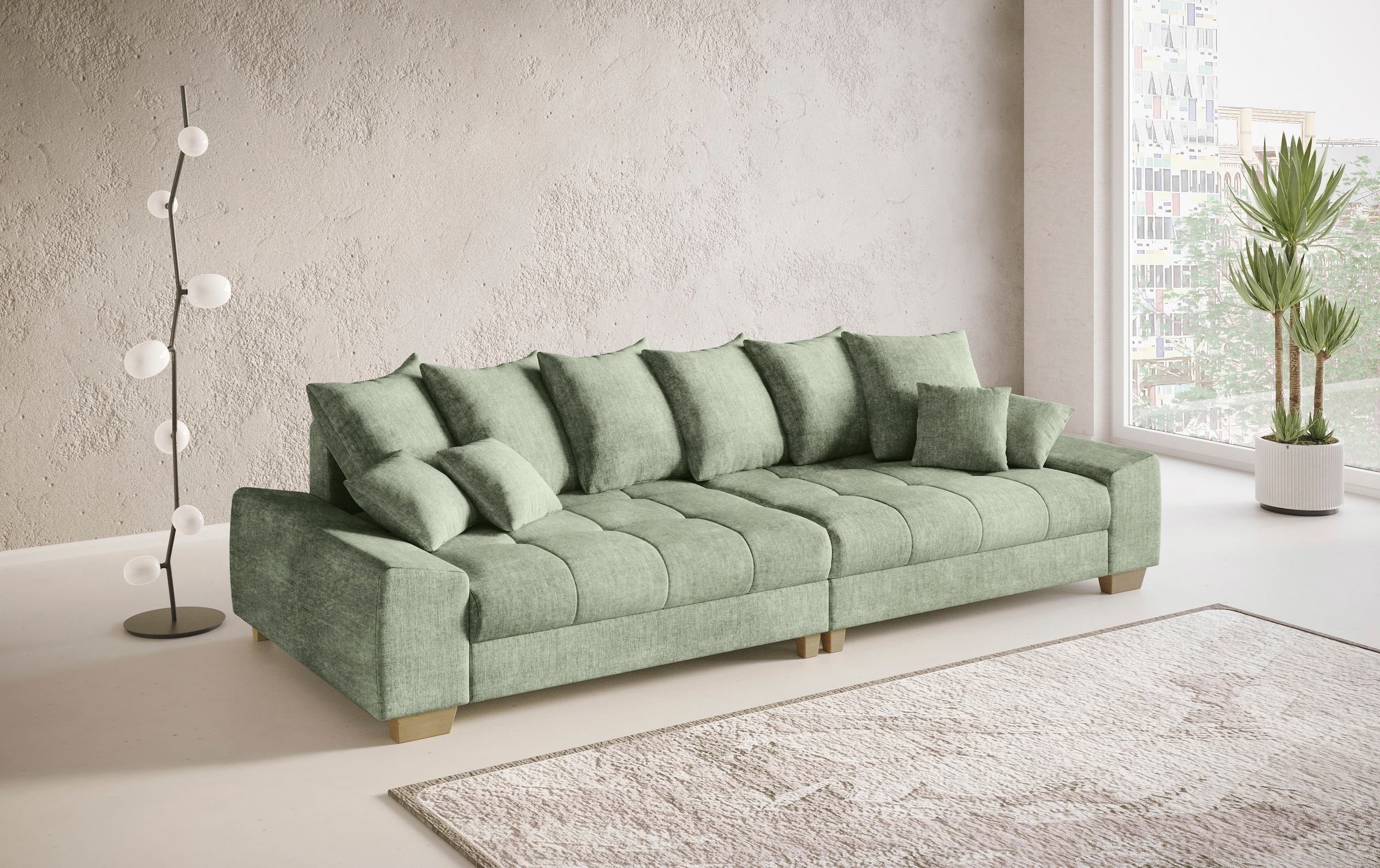 Mr. Couch Big-Sofa »Nikita II«, mit Kaltschaumpolsterung bis 140kg belastbar