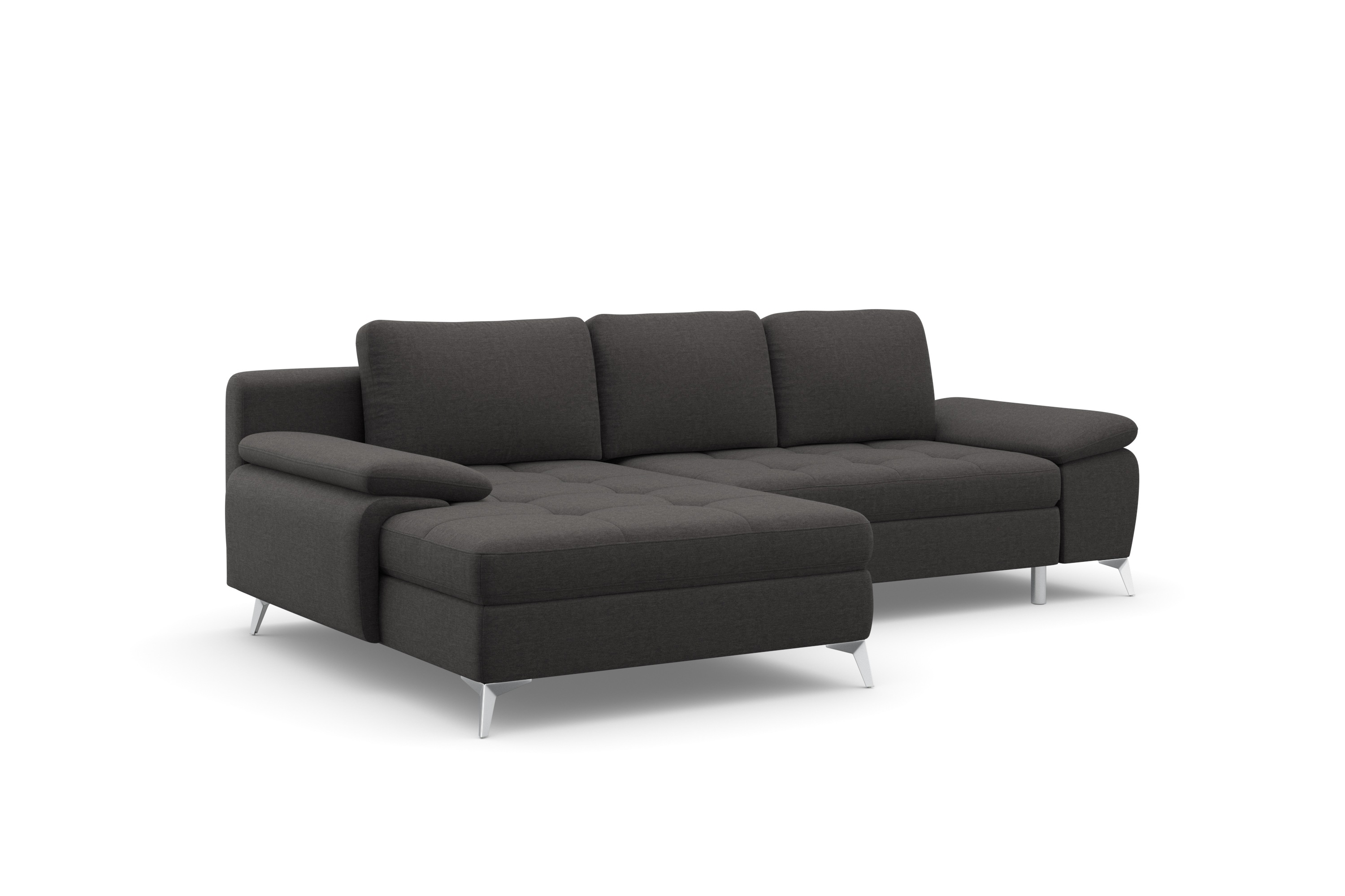 Thumbnail - sit&more Ecksofa "Latigo L-Form" mit Recamiere, wahlweise mit Bettfunktion und Bettkasten