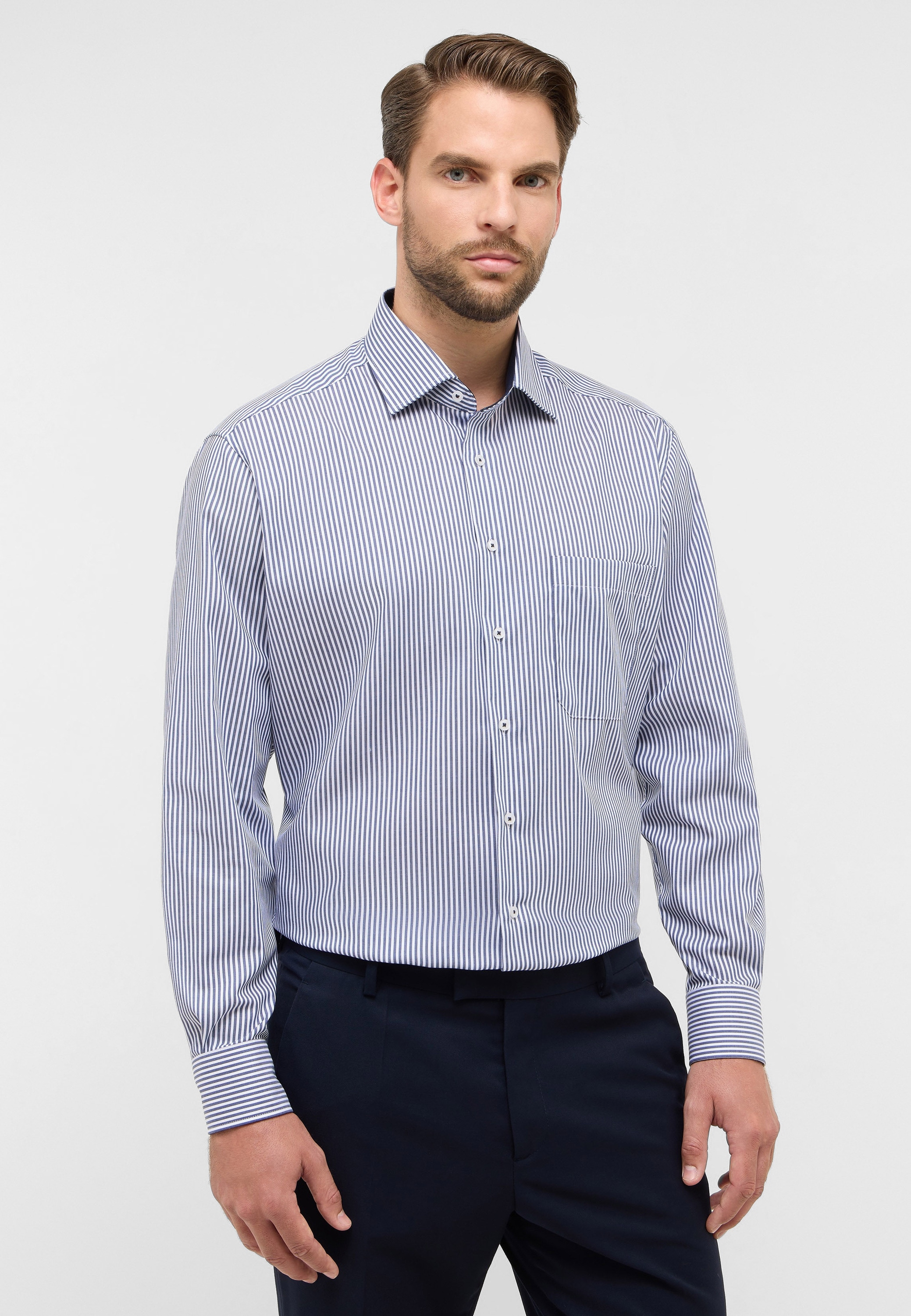 Eterna Langarmhemd "COMFORT FIT" NON IRON (bügelfrei) günstig online kaufen