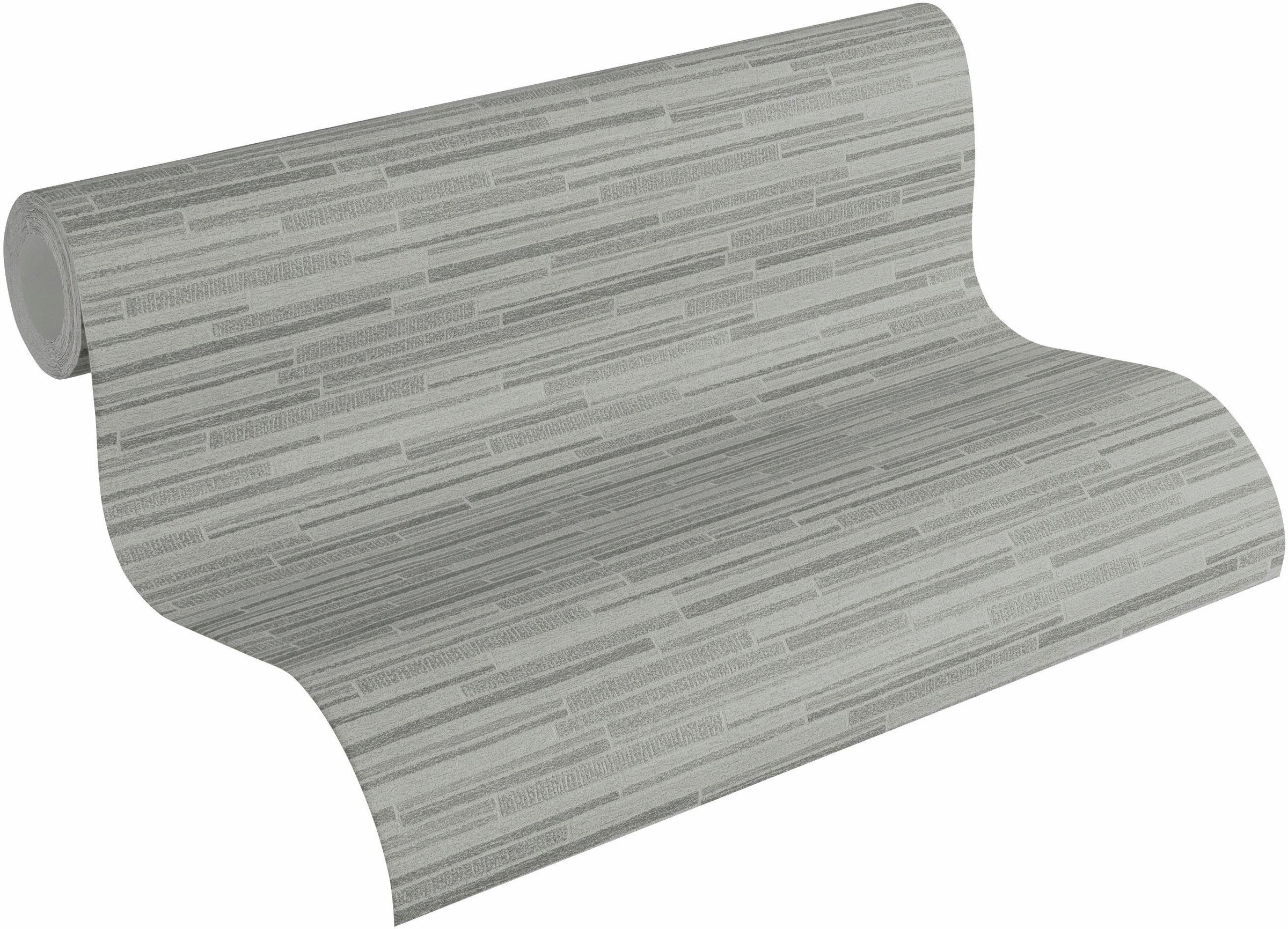 living walls Vliestapete »Best of Wood`n Stone 2nd Edition« Steinoptik Streifentapete