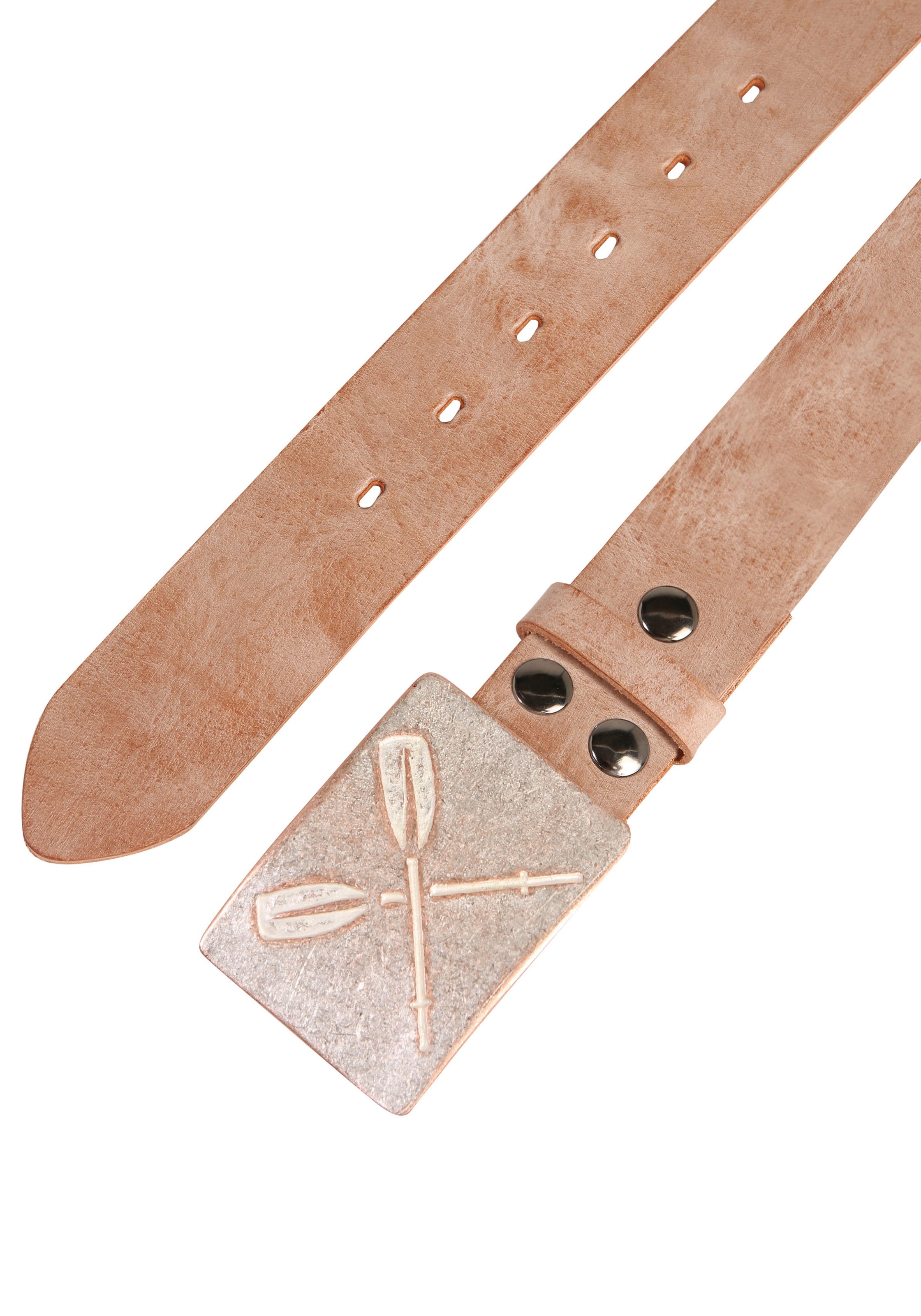 Rettungsring Gürtel Ledergürtel mit austauschbarer Schließe "Paddel Rosa" günstig online kaufen