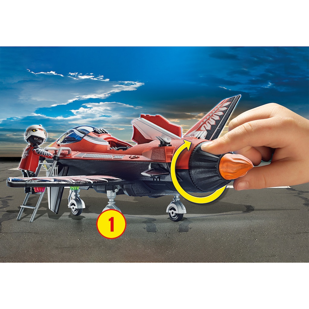 Playmobil® Konstruktions-Spielset »Düsenjet "Eagle" (70832), Air Stuntshow«, (45 St.)