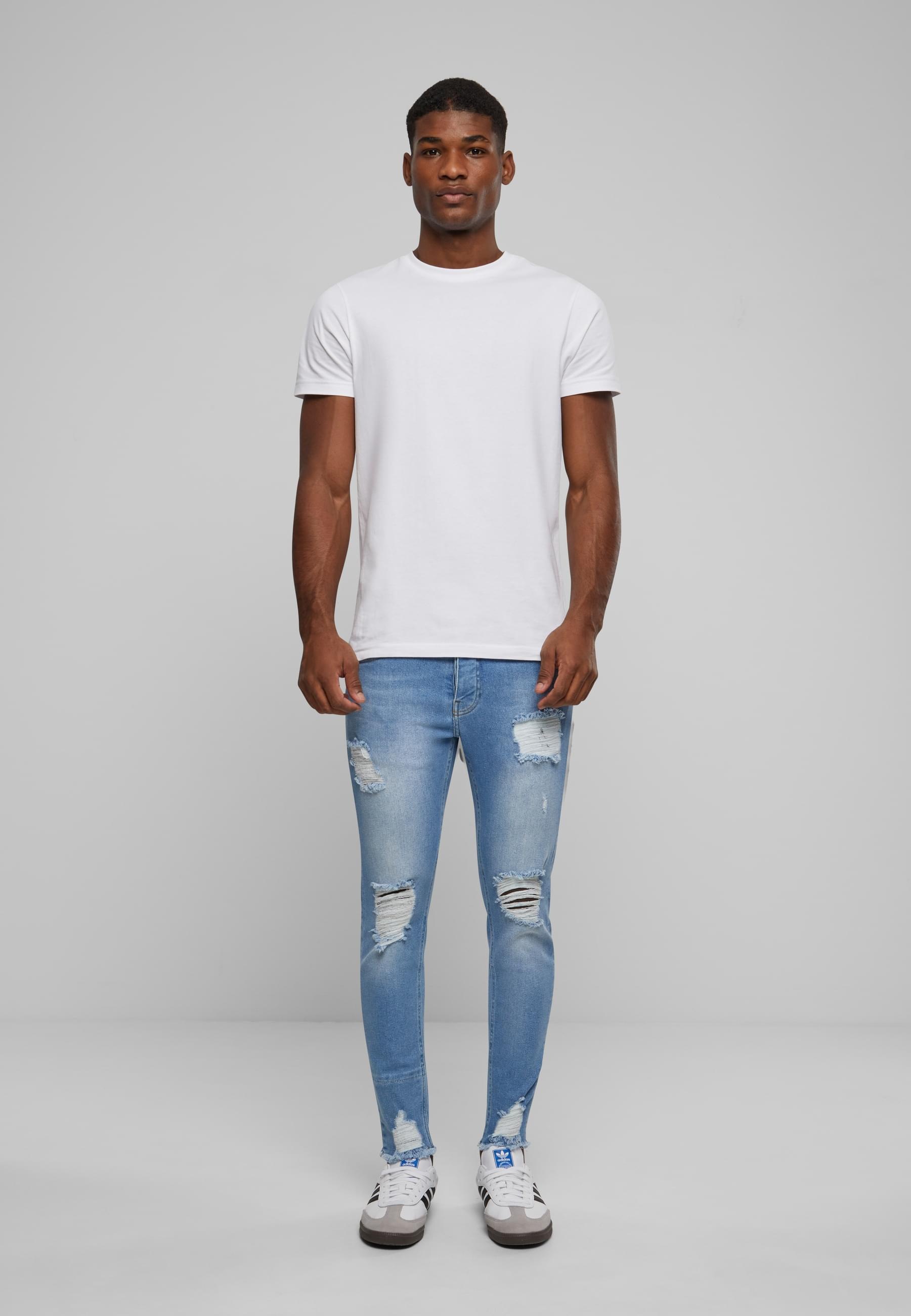 2Y Studios Bequeme Jeans »2Y Studios Herren 2Y Destroyed Cropped Skinny Denim«