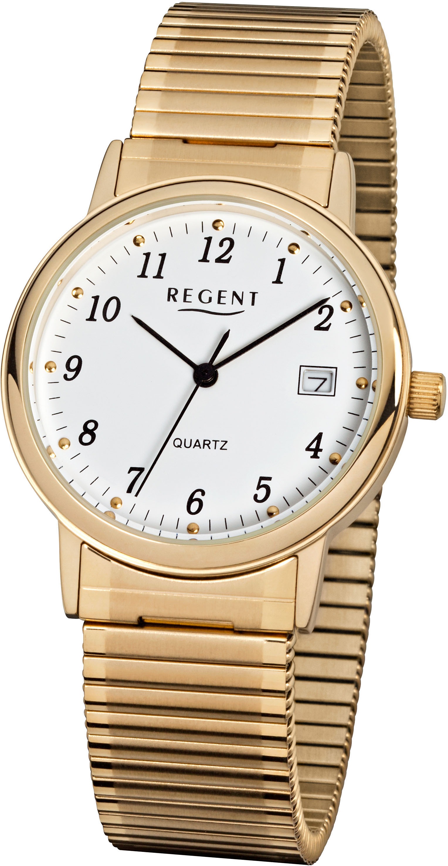 Regent »1595.45.99, Quarzuhr | mit online bestellen Zugband F707«, BAUR