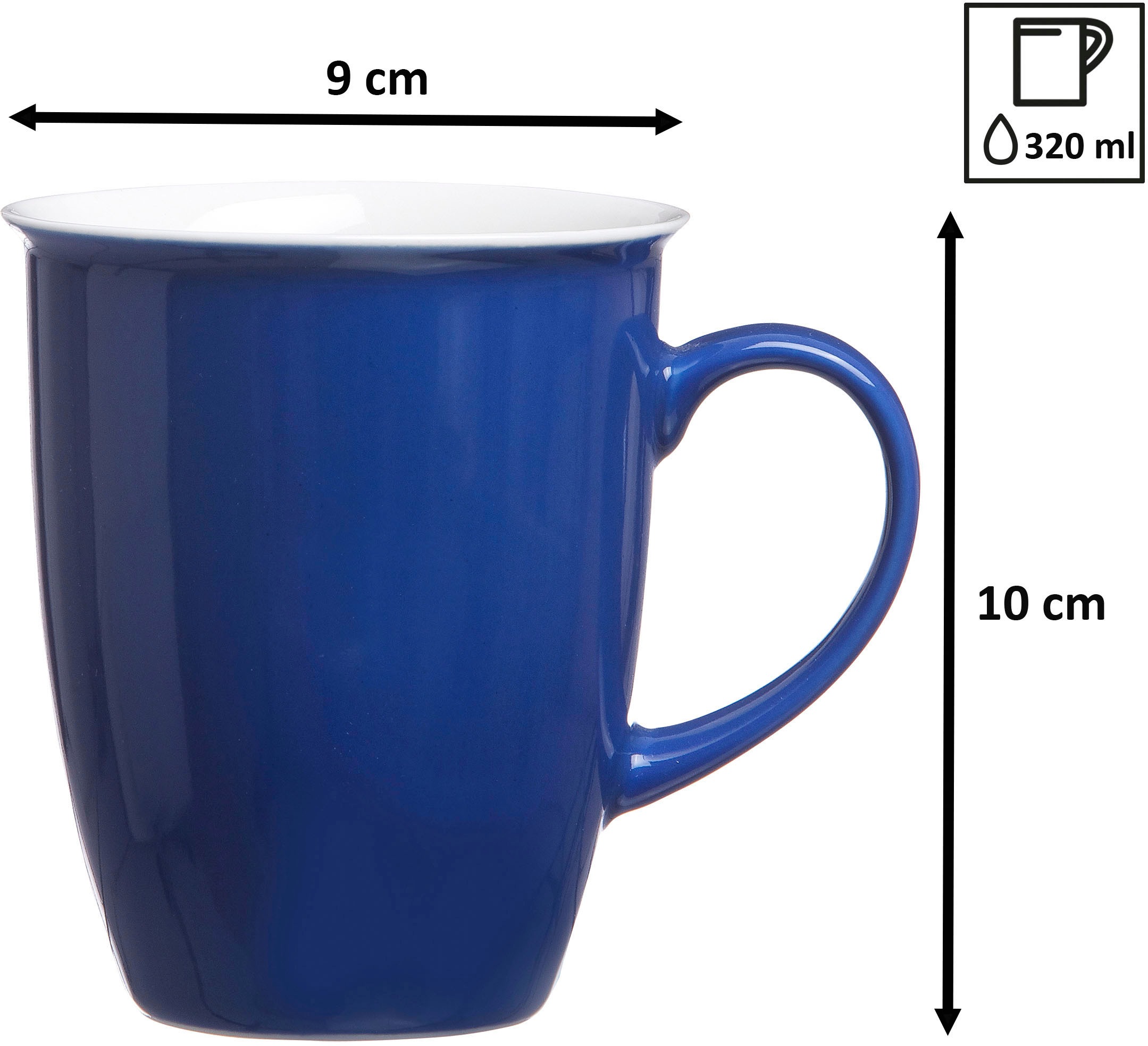 Ritzenhoff & Breker Becher "Doppio" 4-teilig günstig online kaufen