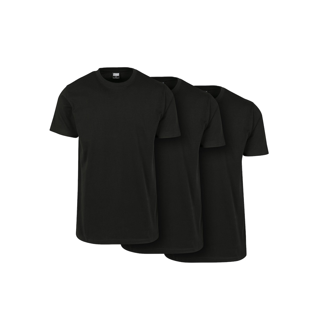 URBAN CLASSICS T-Shirt »Herren Basic Tee 3-Pack« (1 tlg.)