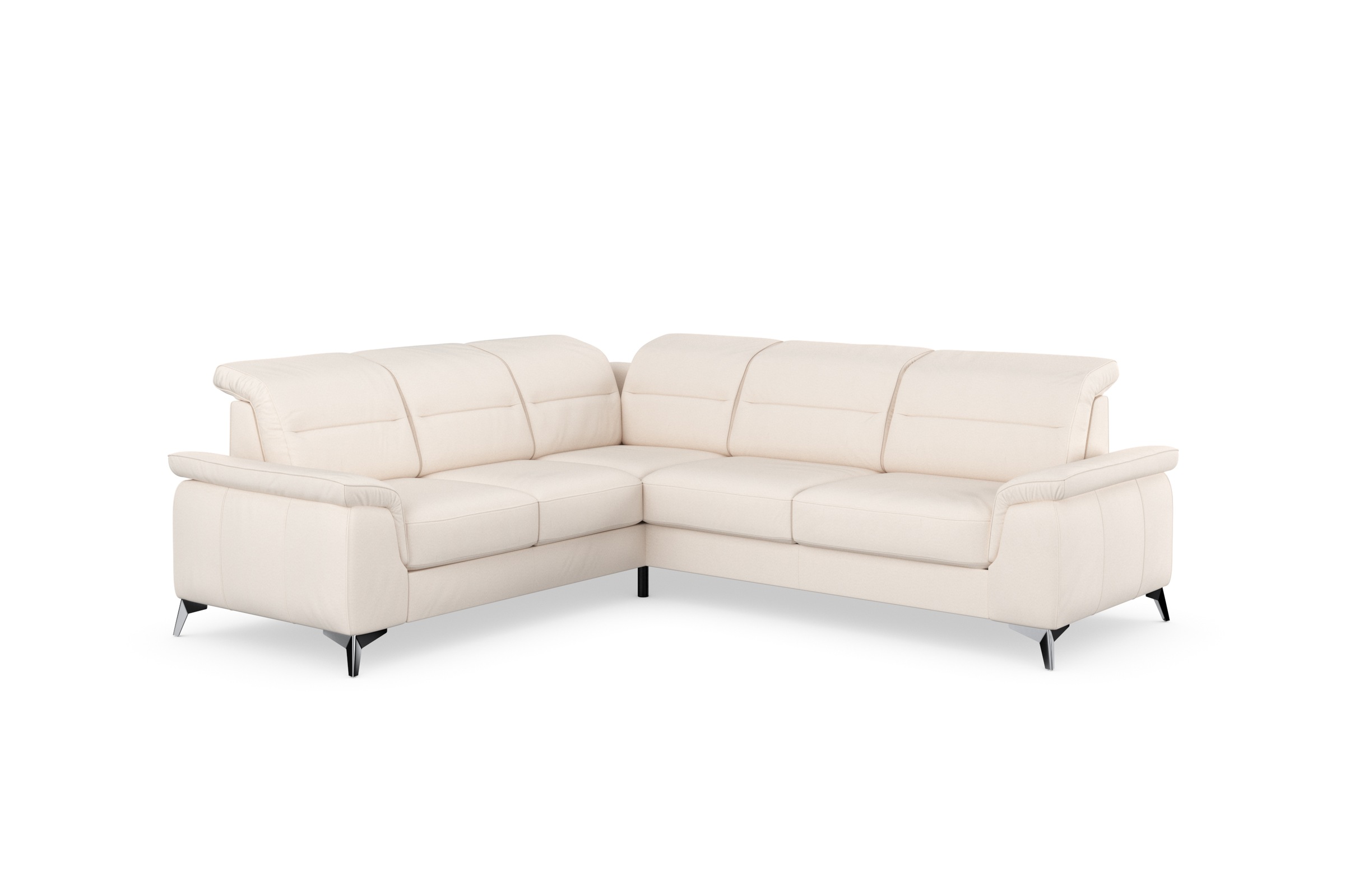 SIT & MORE Sinatra L-Form Corner Sofa Beige 6