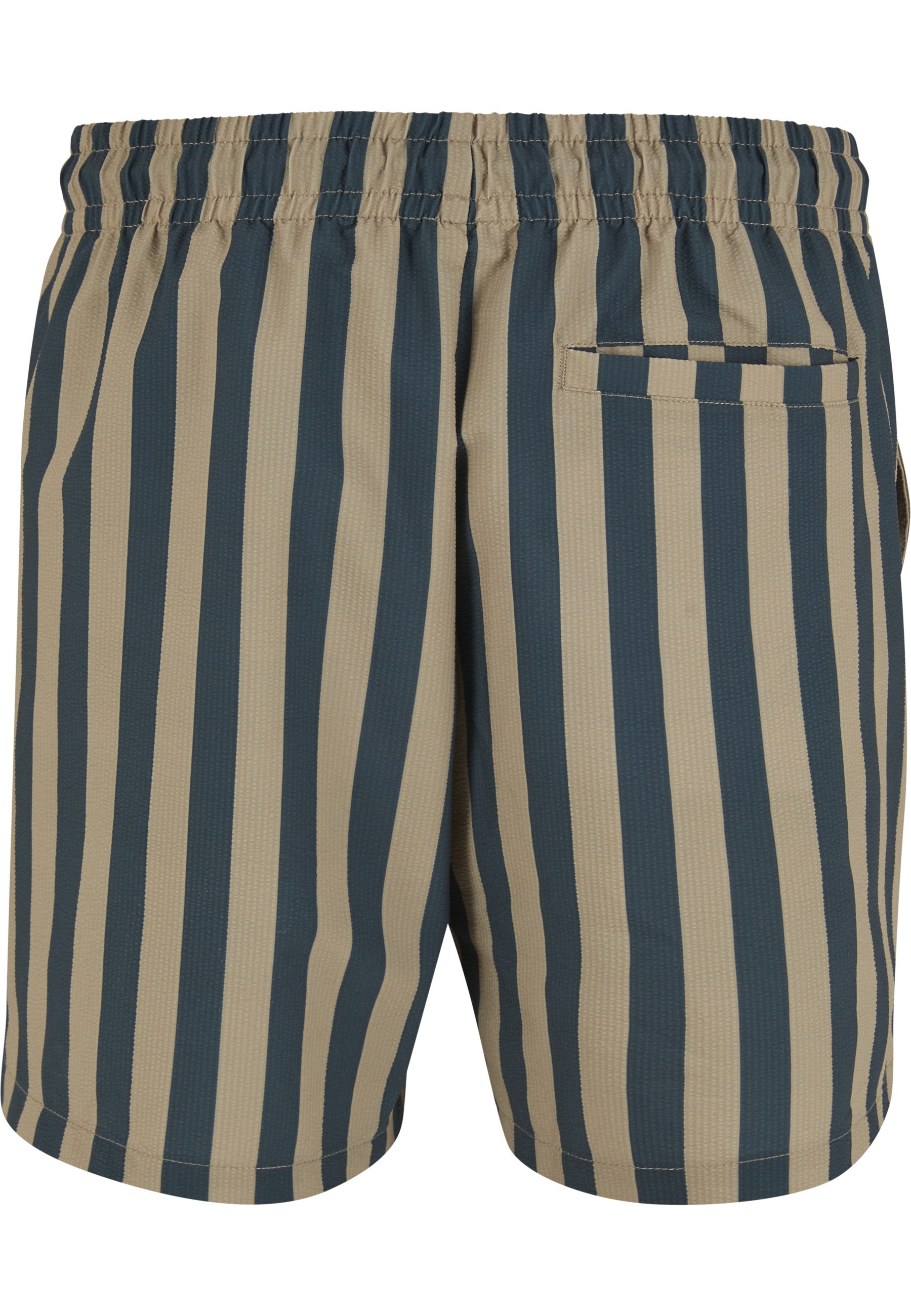 URBAN CLASSICS Badeshorts "Urban Classics Striped Seersucker Swim Shorts" günstig online kaufen
