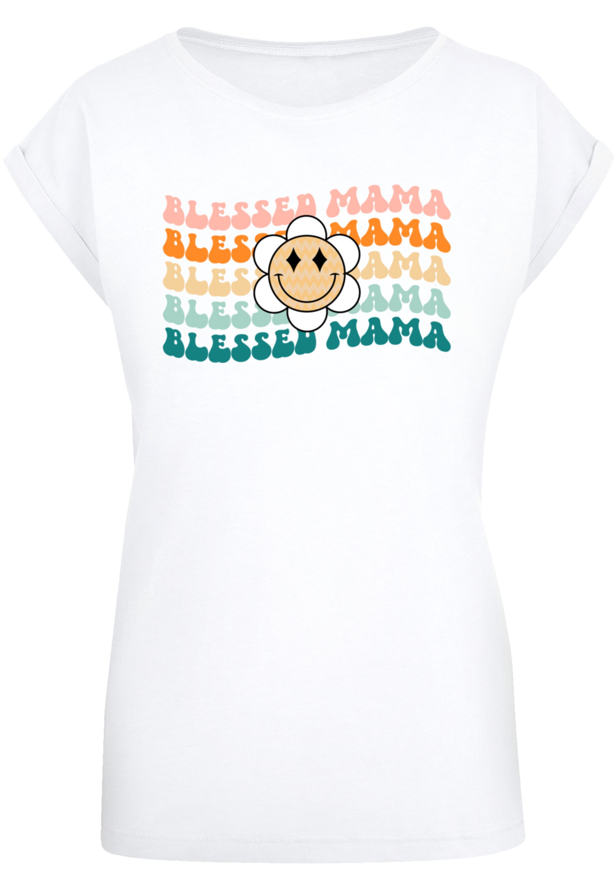F4NT4STIC T-Shirt »Mothers Day Blessed Mama Vintage«, Premium Qualität