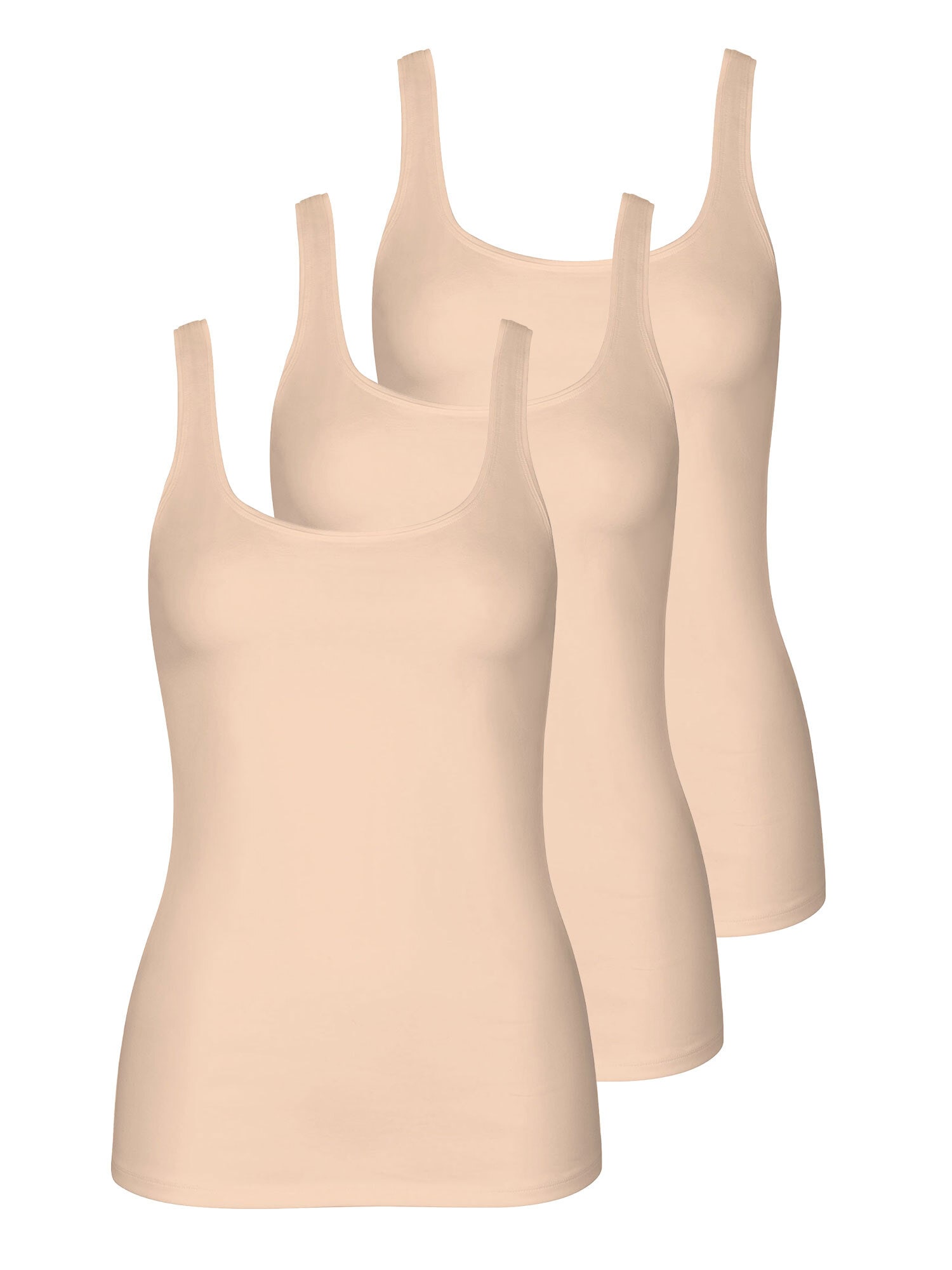 Lisca Achseltop "3er Pack Damen Trägerhemd Kaia"