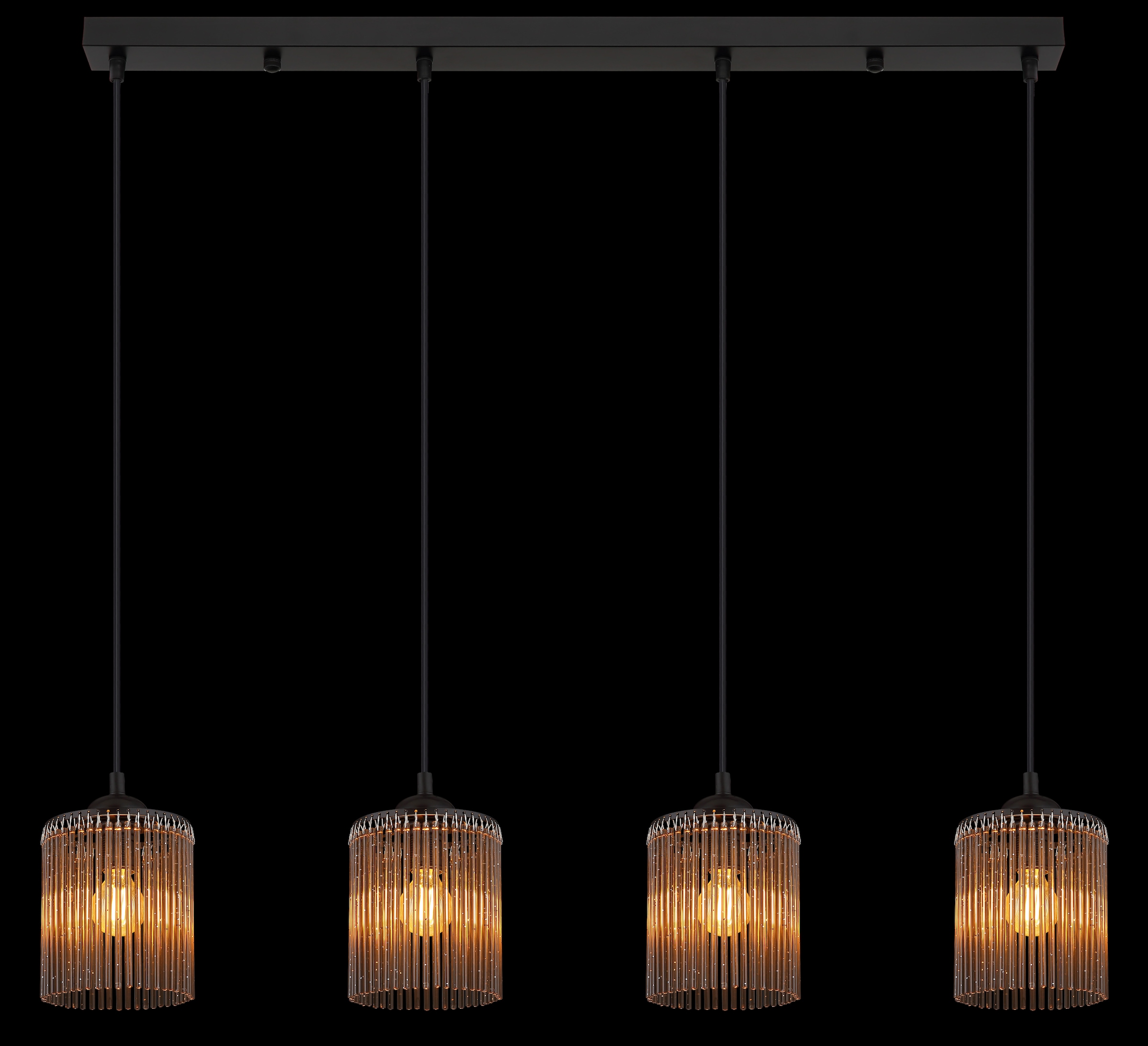 NOWA LED-Hängeleuchte »LEEDS«, 4 flammig, Leuchtmittel E14 | ohne Leuchtmittel