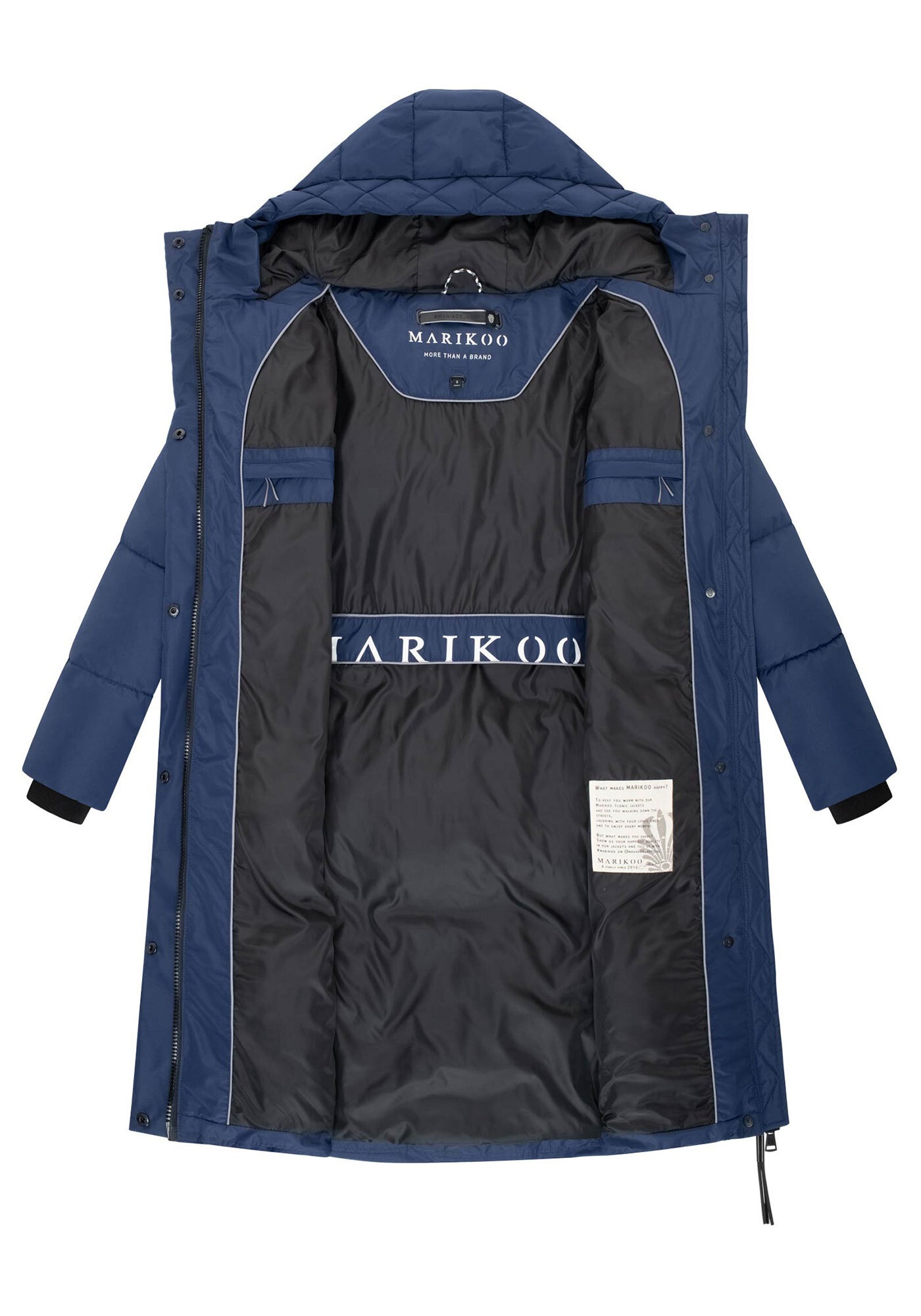 Marikoo Winterjacke »Michikoo«, mit hoch schließendem Kragen