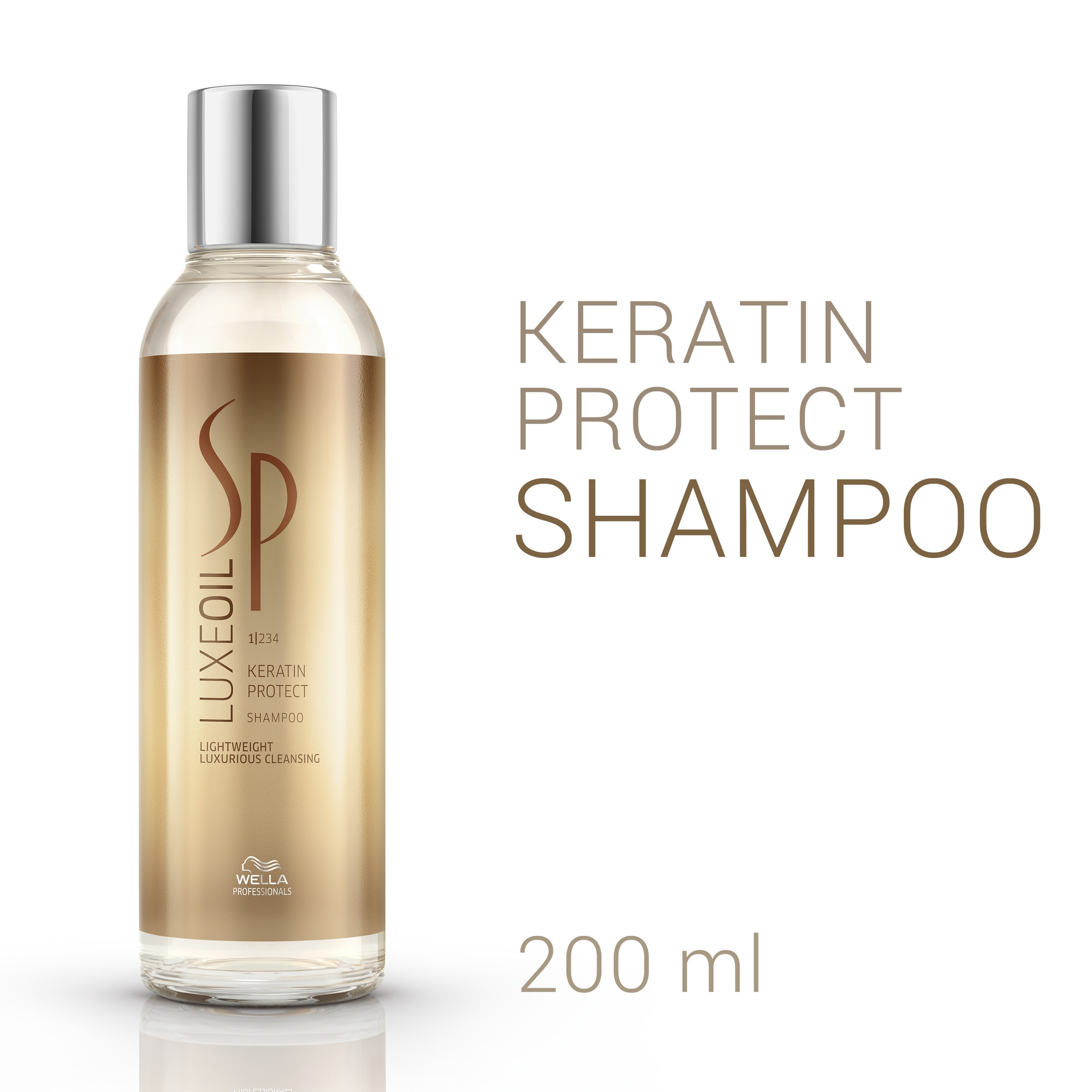Wella SP Haarshampoo »Luxe Keratin Protect Shampoo« pflegende Öle verbessern die Haarstruktur